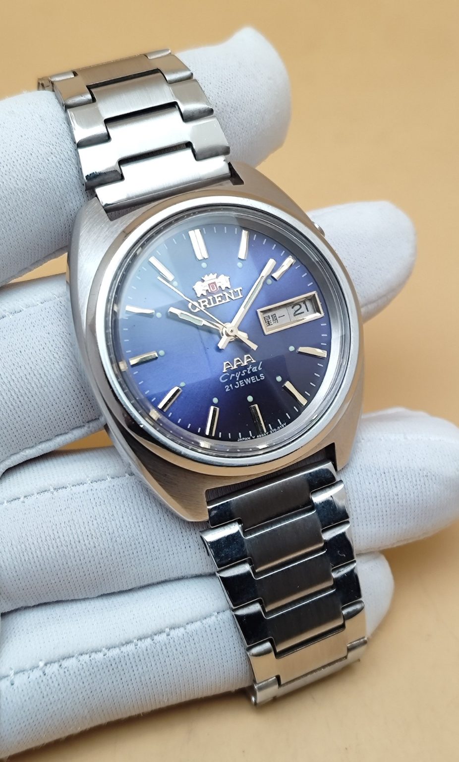 ORIENT Men's Automatic Day Date Watch - Cal.46943 - 21 Jewels - 36.2mm 180-0240