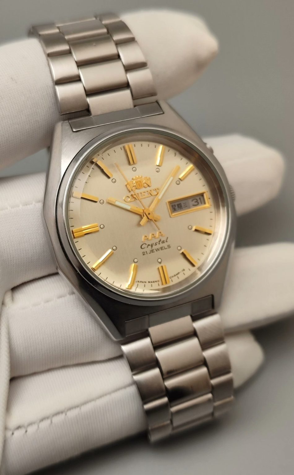 ORIENT Men's Automatic Day Date Watch - Cal.46943 - 21 Jewels - 36.2mm 184-0240