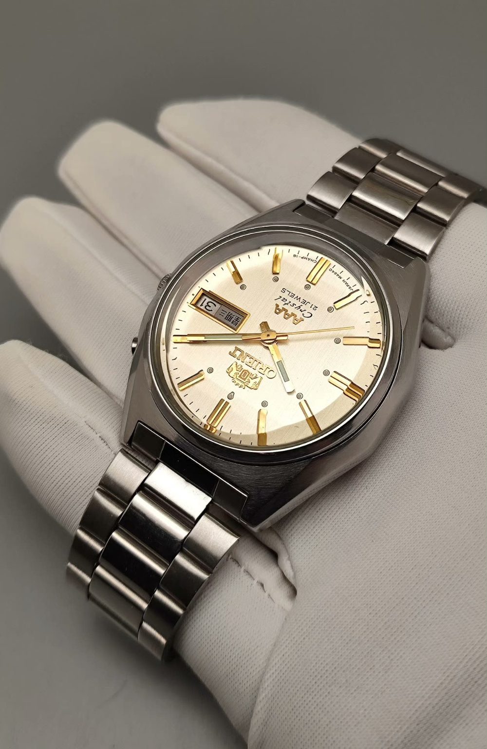 ORIENT Men's Automatic Day Date Watch - Cal.46943 - 21 Jewels - 36.2mm 184-0240