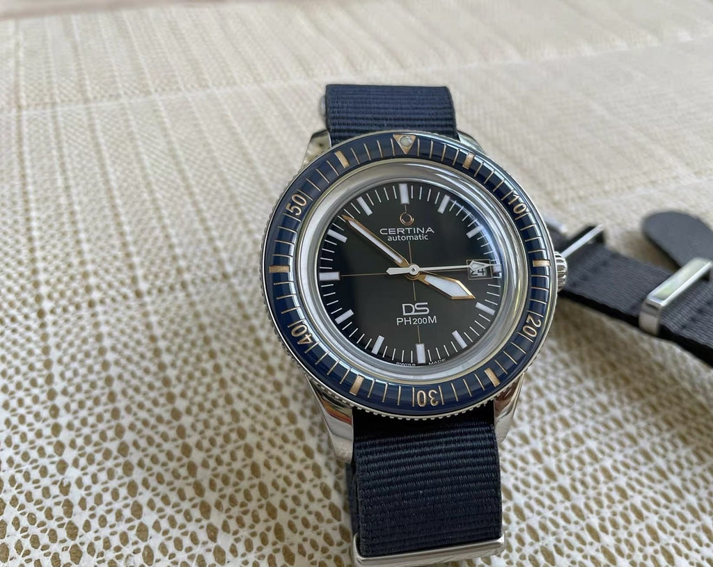 Swiss Made Mens Certina DS PH200 Automatic Diver Watch 42.8mm Like New 175-1750