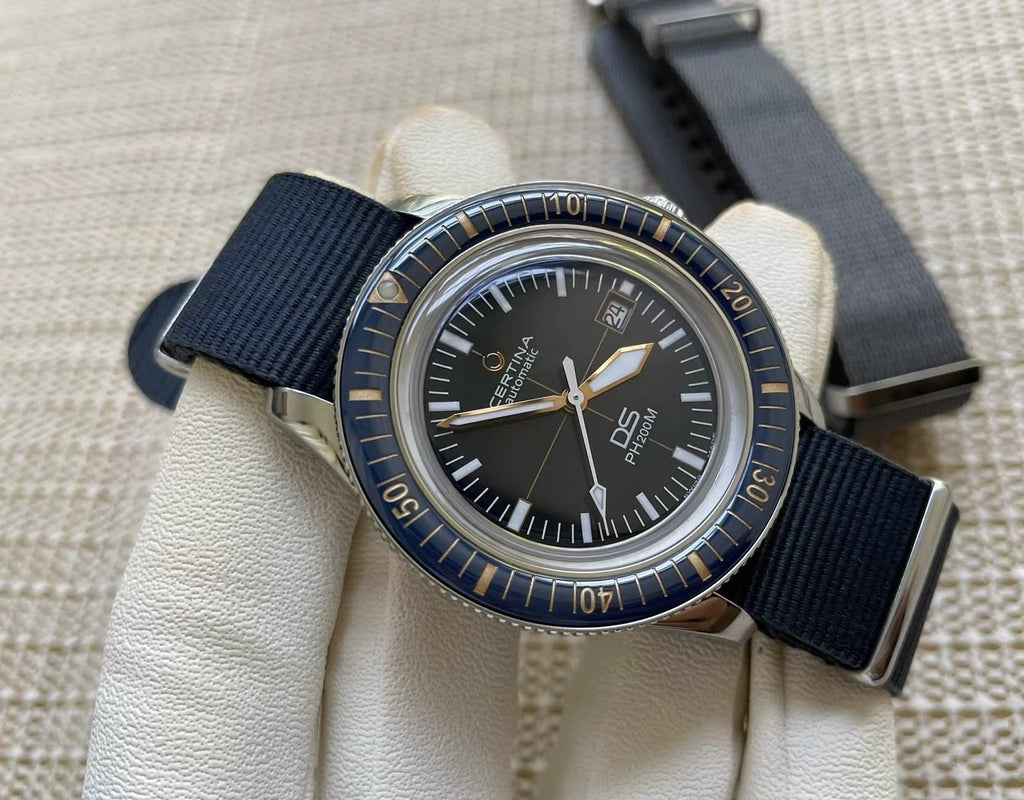 Swiss Made Mens Certina DS PH200 Automatic Diver Watch 42.8mm Like New 175-1750