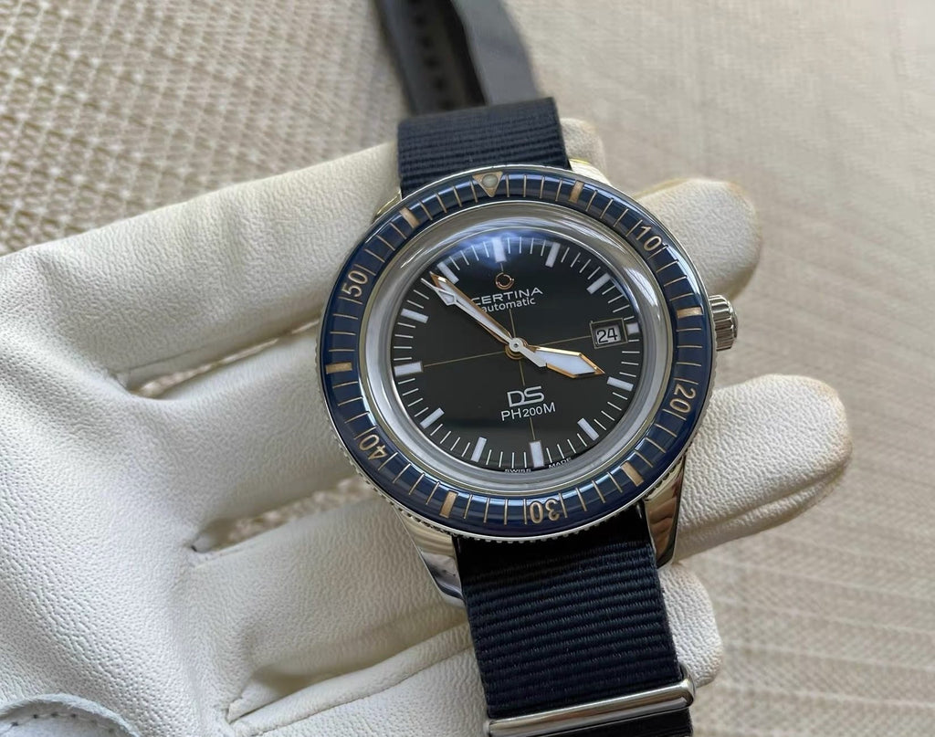 Swiss Made Mens Certina DS PH200 Automatic Diver Watch 42.8mm Like New 175-1750