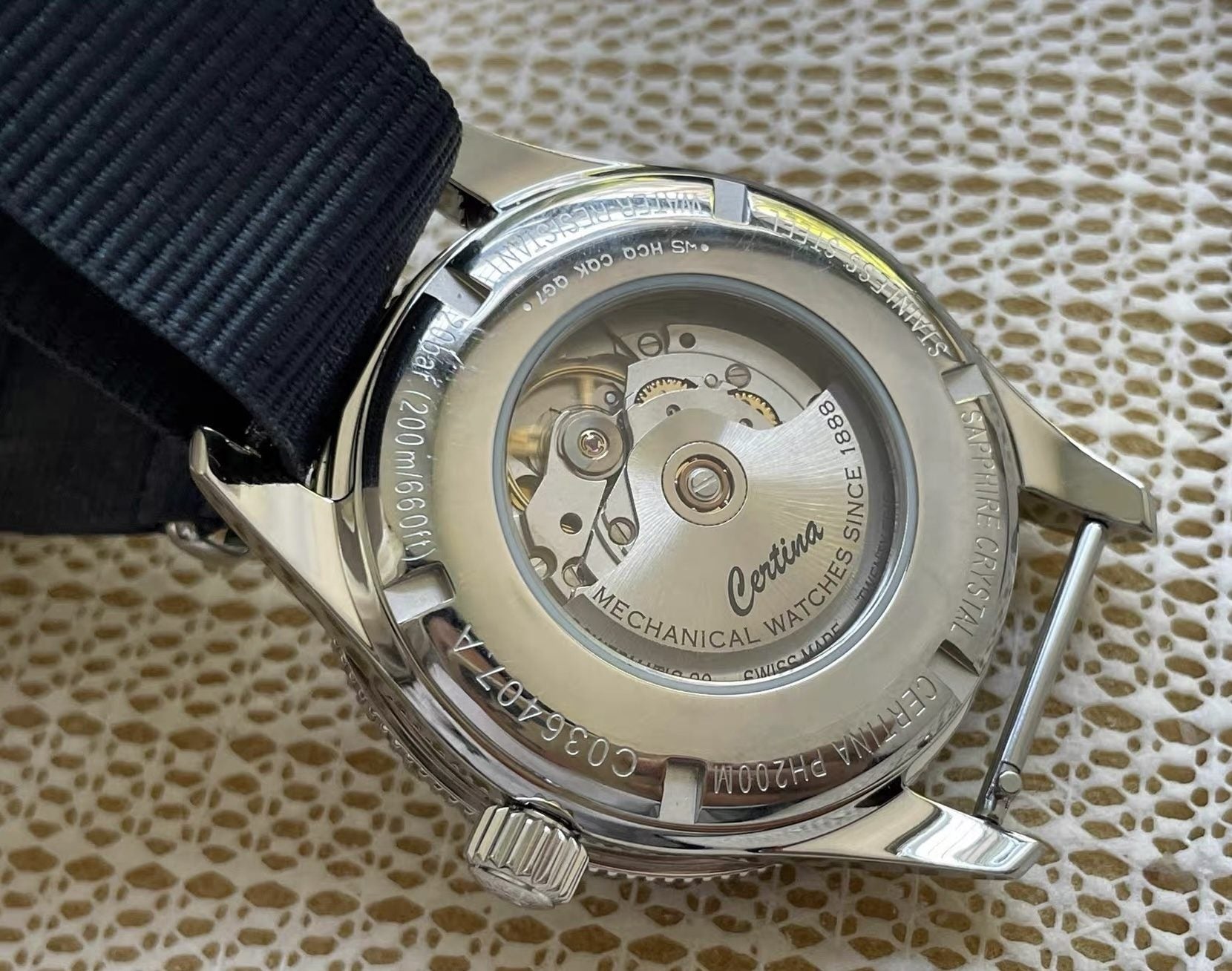 Swiss Made Mens Certina DS PH200 Automatic Diver Watch 42.8mm Like New 175-1750