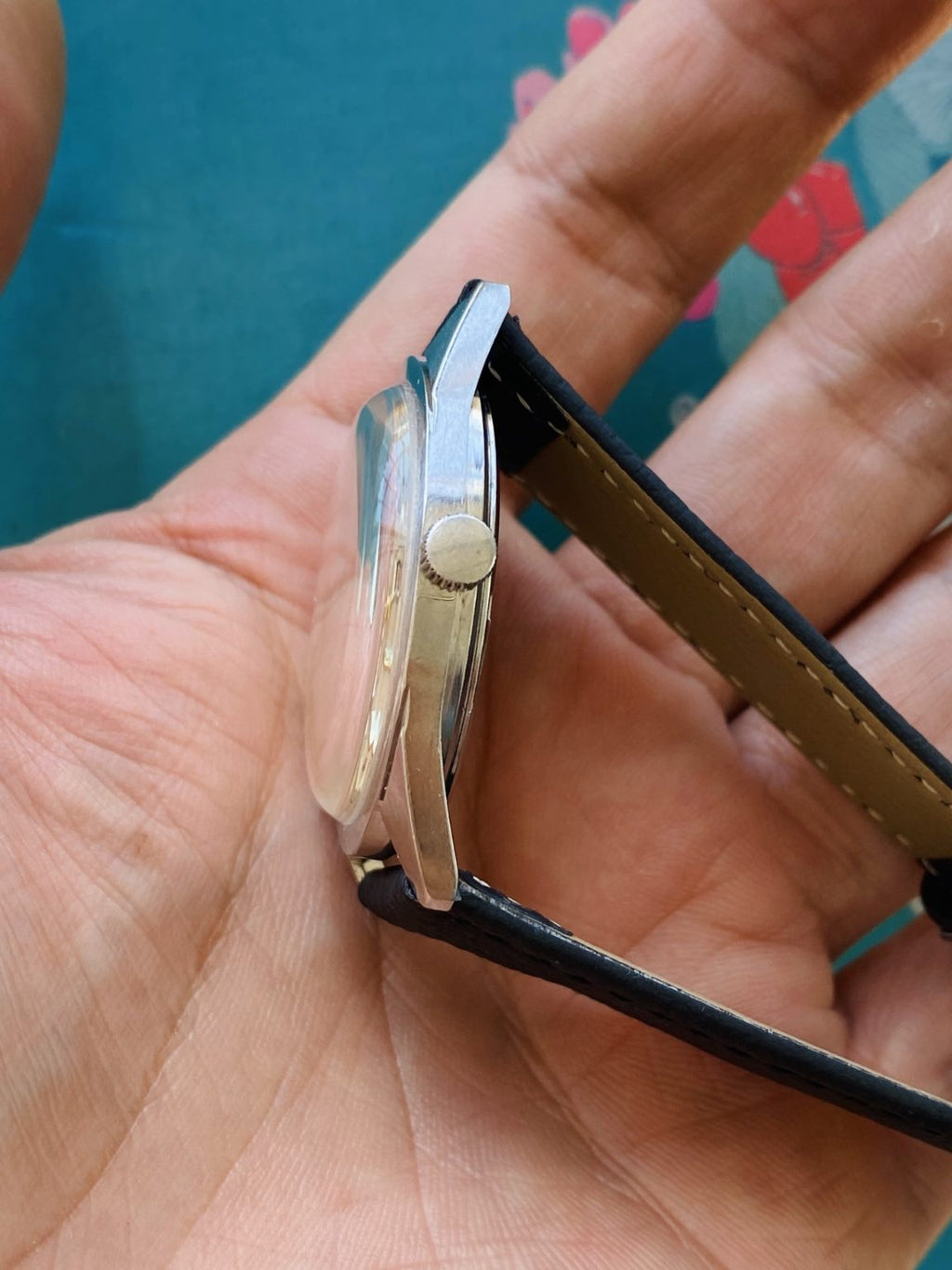 Swiss Made Rare Vintage TIARA Men's Manual Wind Watch ETA2409 36mm 158-0268