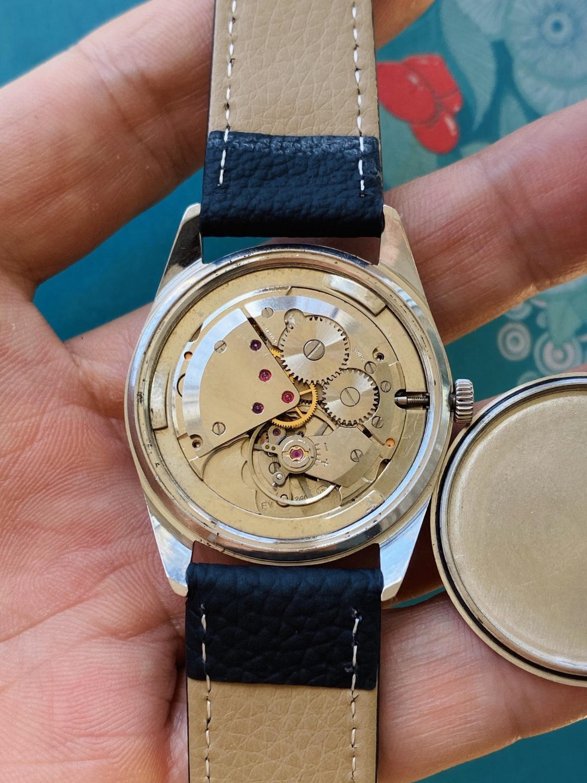 Swiss Made Rare Vintage TIARA Men's Manual Wind Watch ETA2409 36mm 158-0268