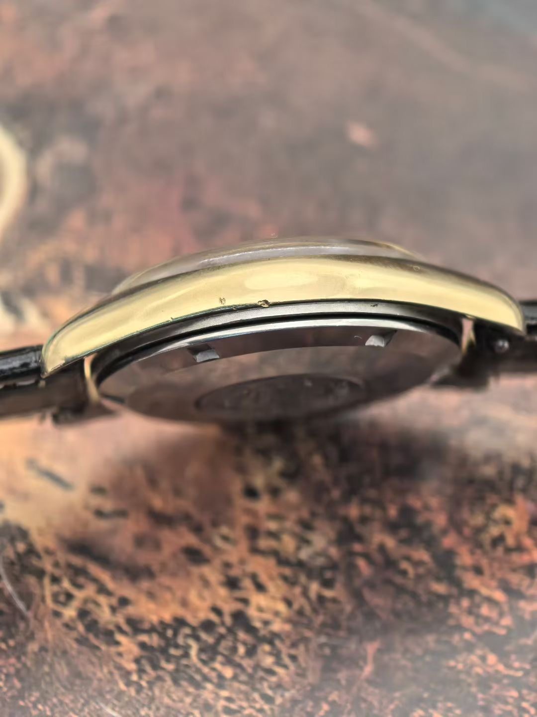 Vintage Omega Seamaster Automatic Watch Cal.565 Golden Sparkle Dial 115-4700