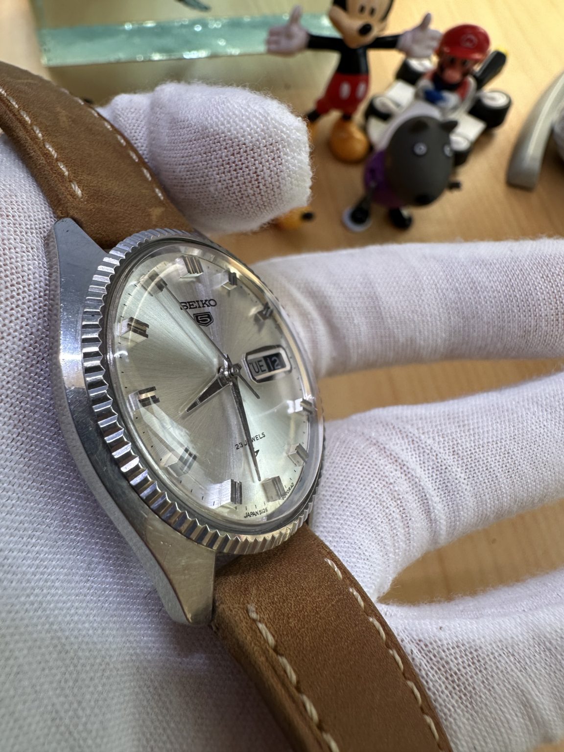 Seiko Number 5 Automatic Watch Day Date 37mm 23 Jewels Cal.5126A 174-0300