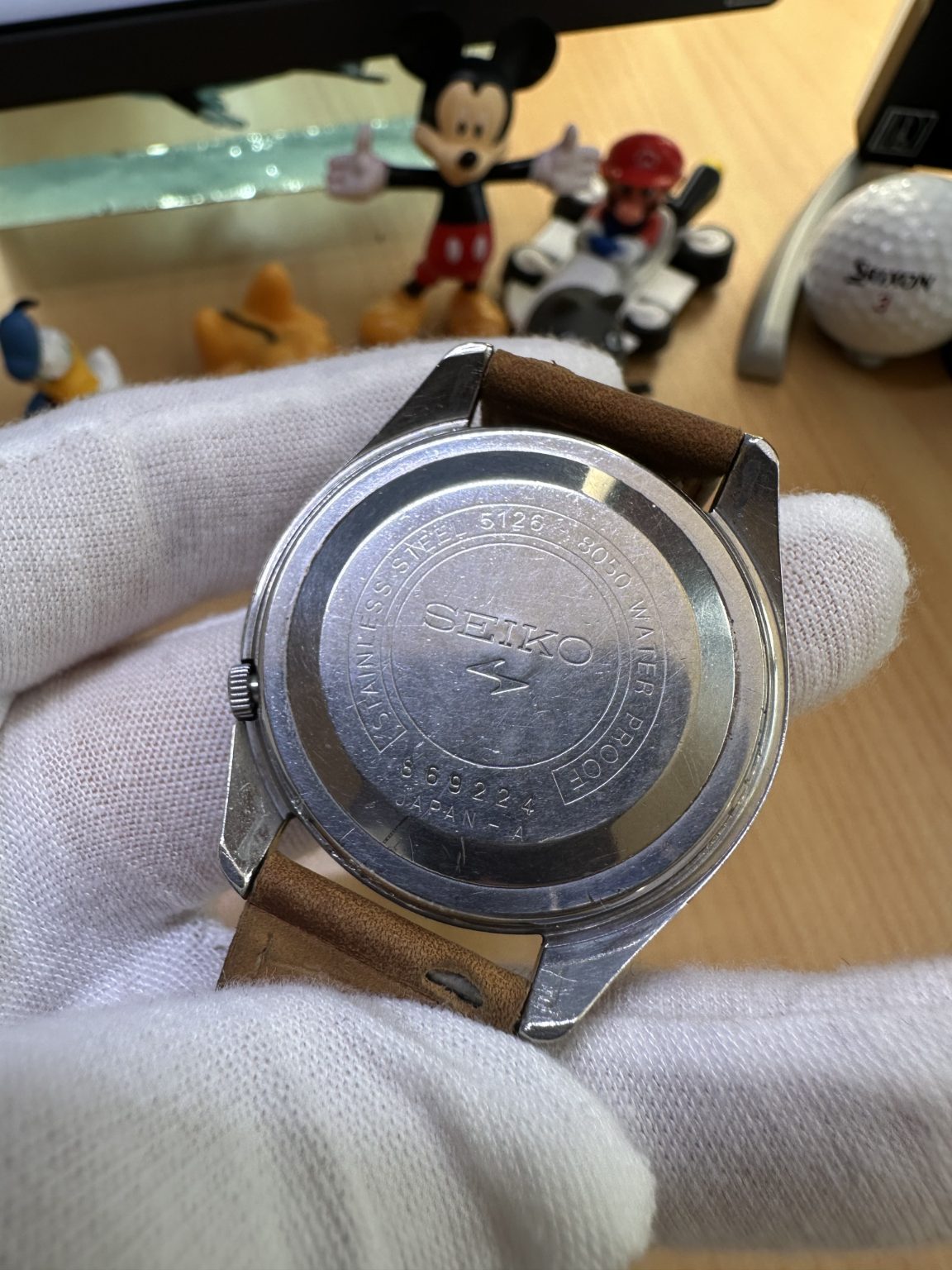Seiko Number 5 Automatic Watch Day Date 37mm 23 Jewels Cal.5126A 174-0300