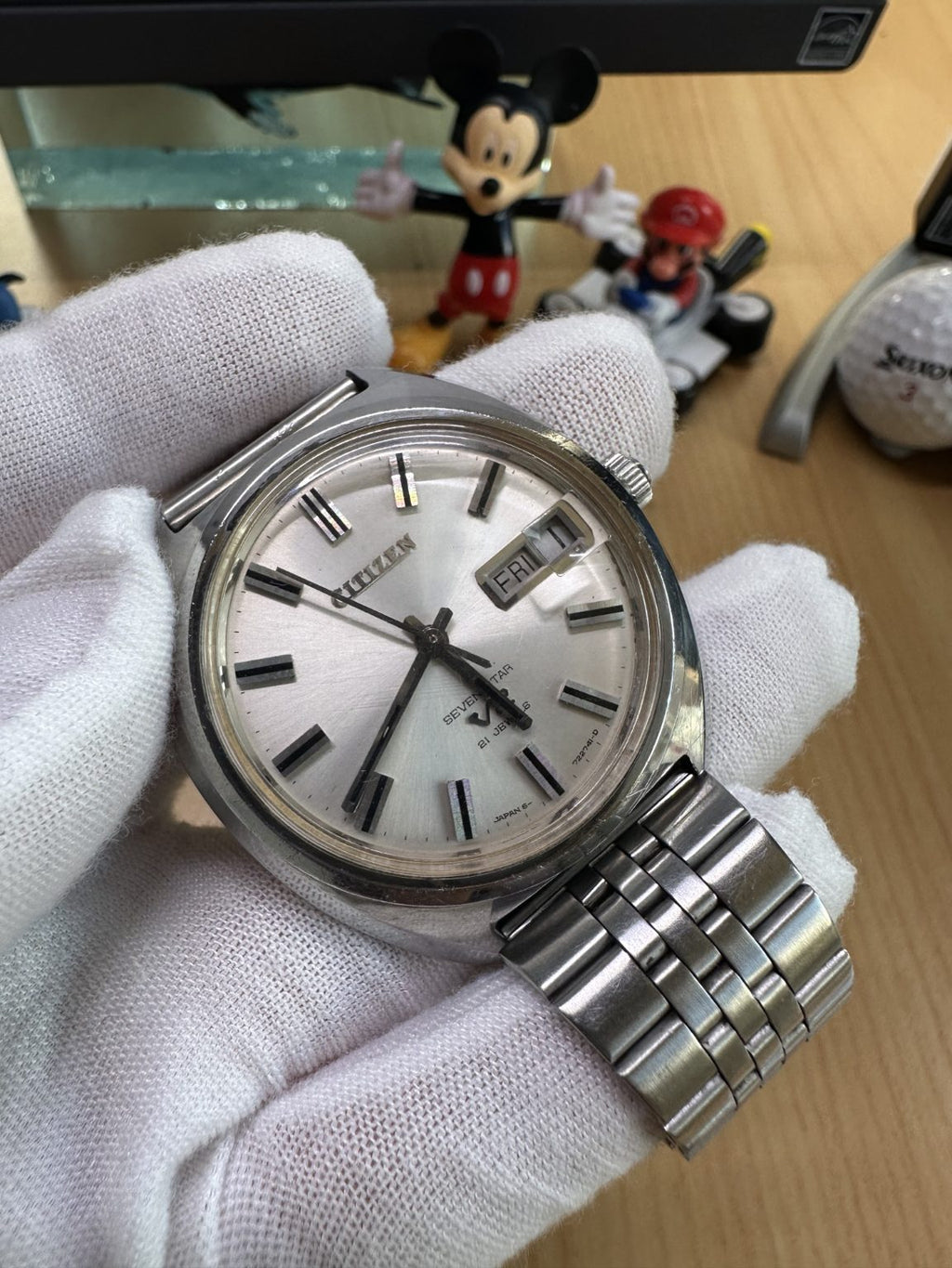 Citizen Men's Seven Star V2 Automatic Watch Cal.7290 21Jewels 38mm 130-0350