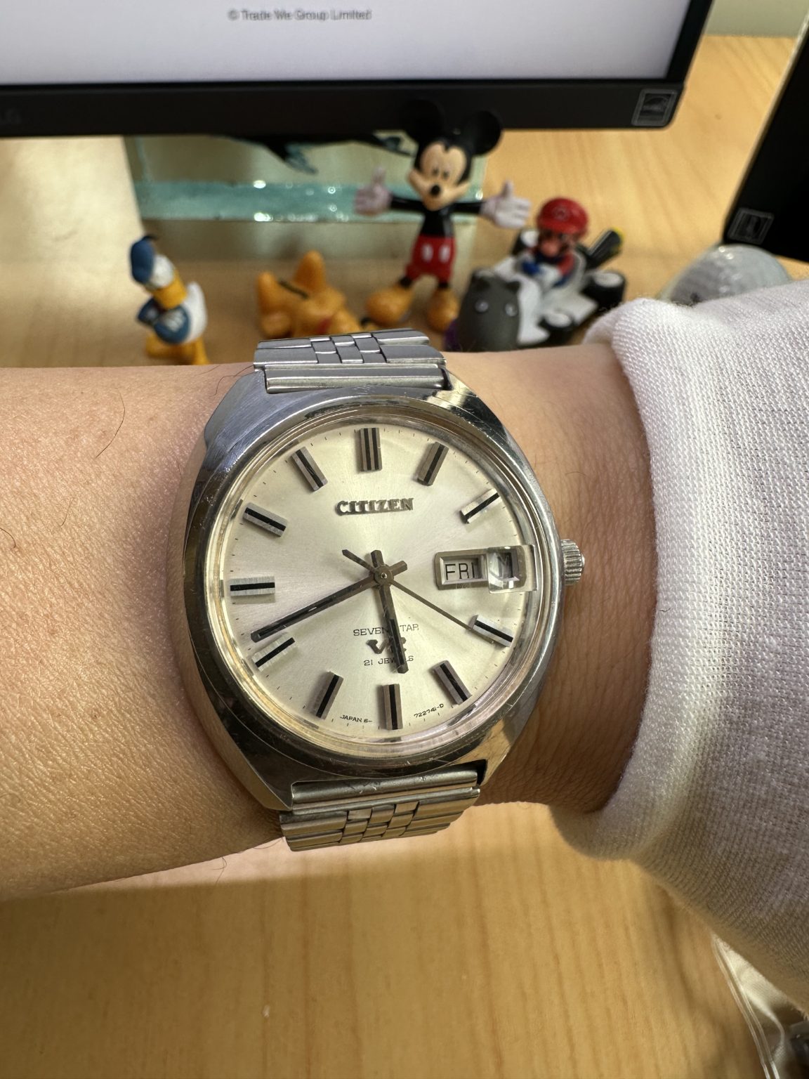 Citizen Men's Seven Star V2 Automatic Watch Cal.7290 21Jewels 38mm 130-0350