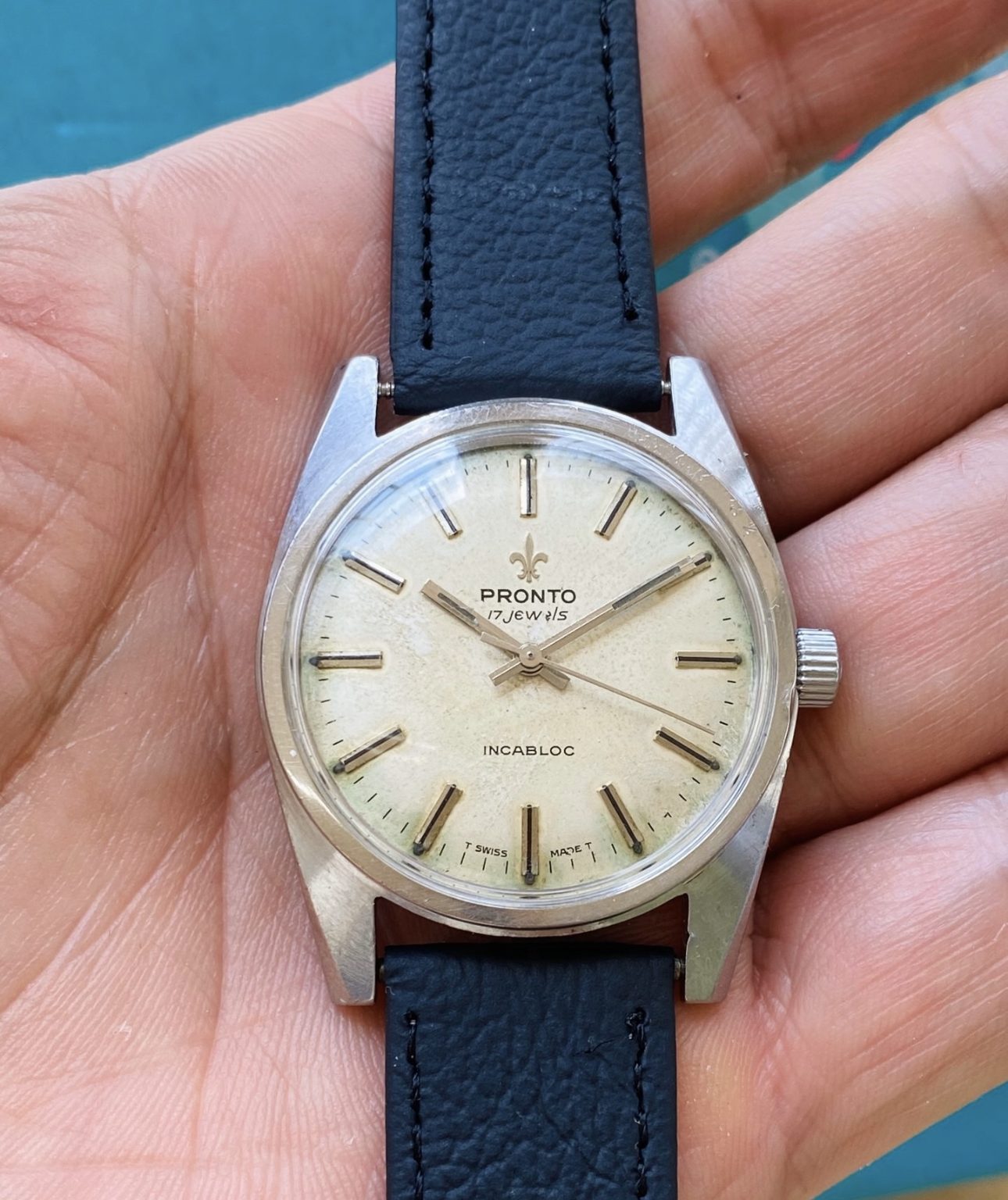 PRONTO Vintage Manual-Winding Watch ETA2750 35mm 17 Jewels 106-0110