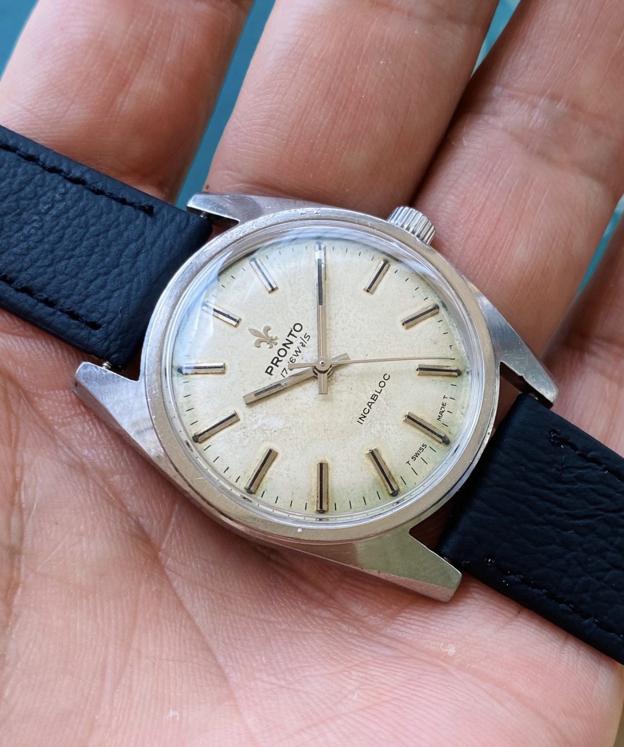 PRONTO Vintage Manual-Winding Watch ETA2750 35mm 17 Jewels 106-0110