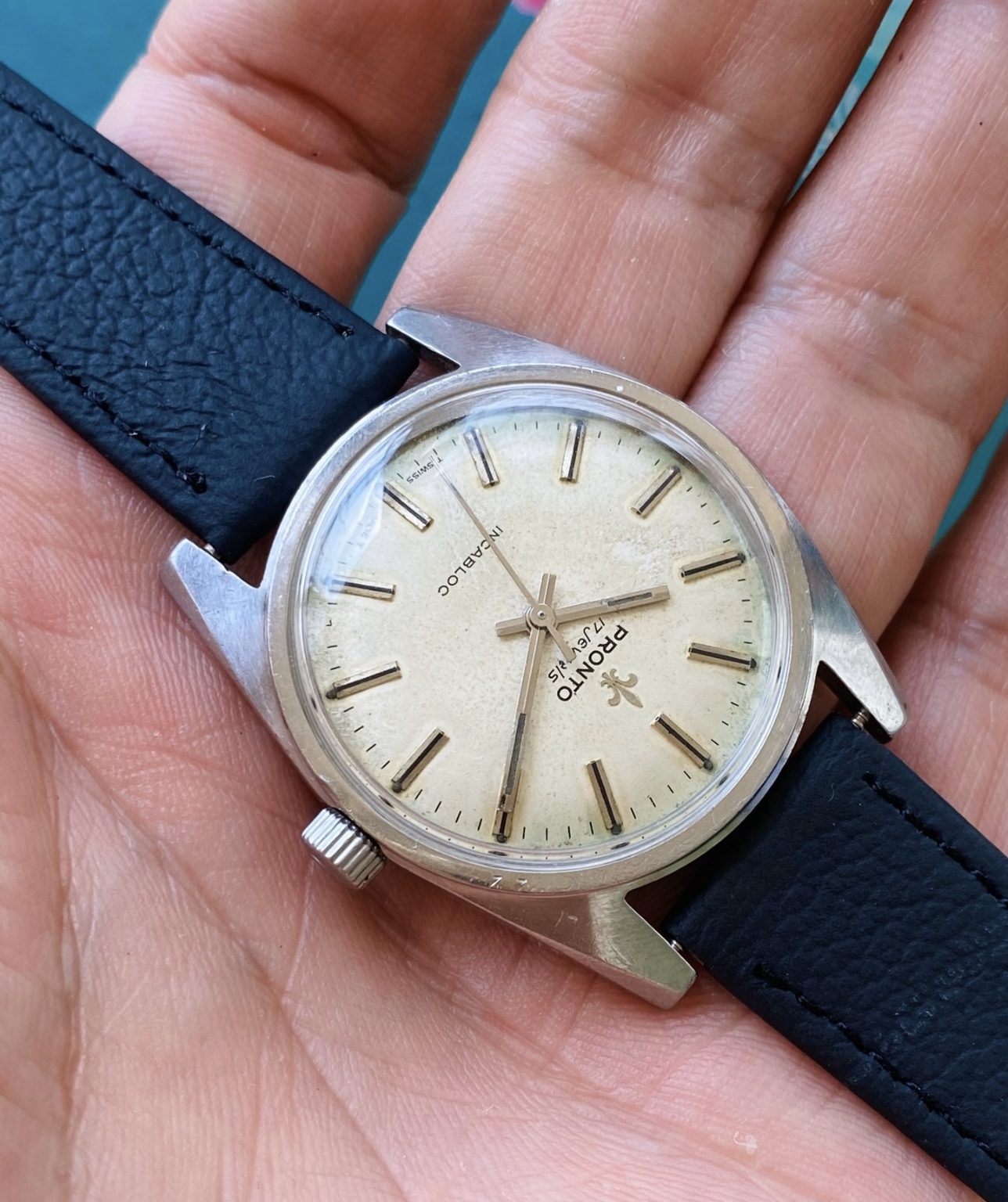 PRONTO Vintage Manual-Winding Watch ETA2750 35mm 17 Jewels 106-0110