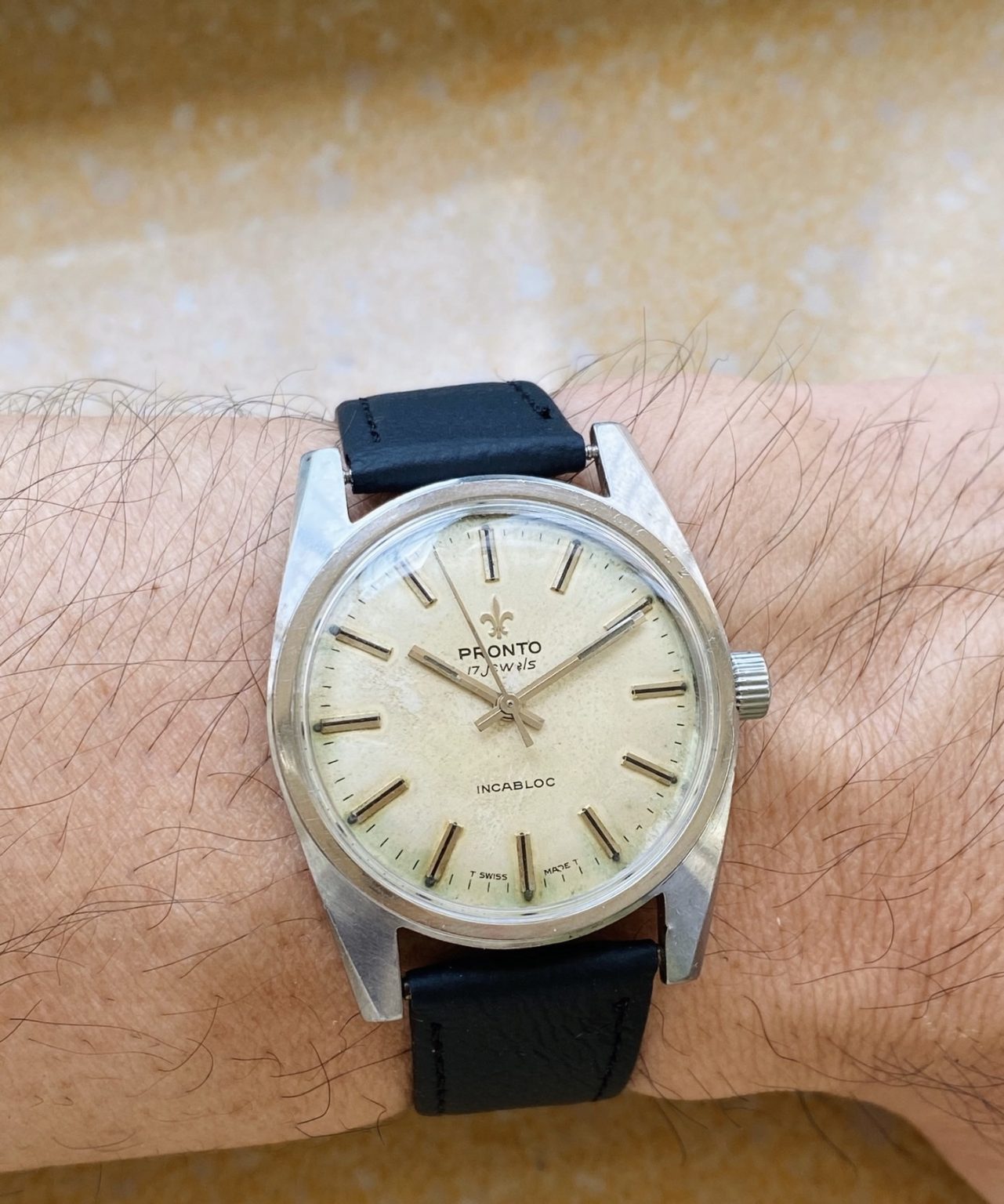 PRONTO Vintage Manual-Winding Watch ETA2750 35mm 17 Jewels 106-0110