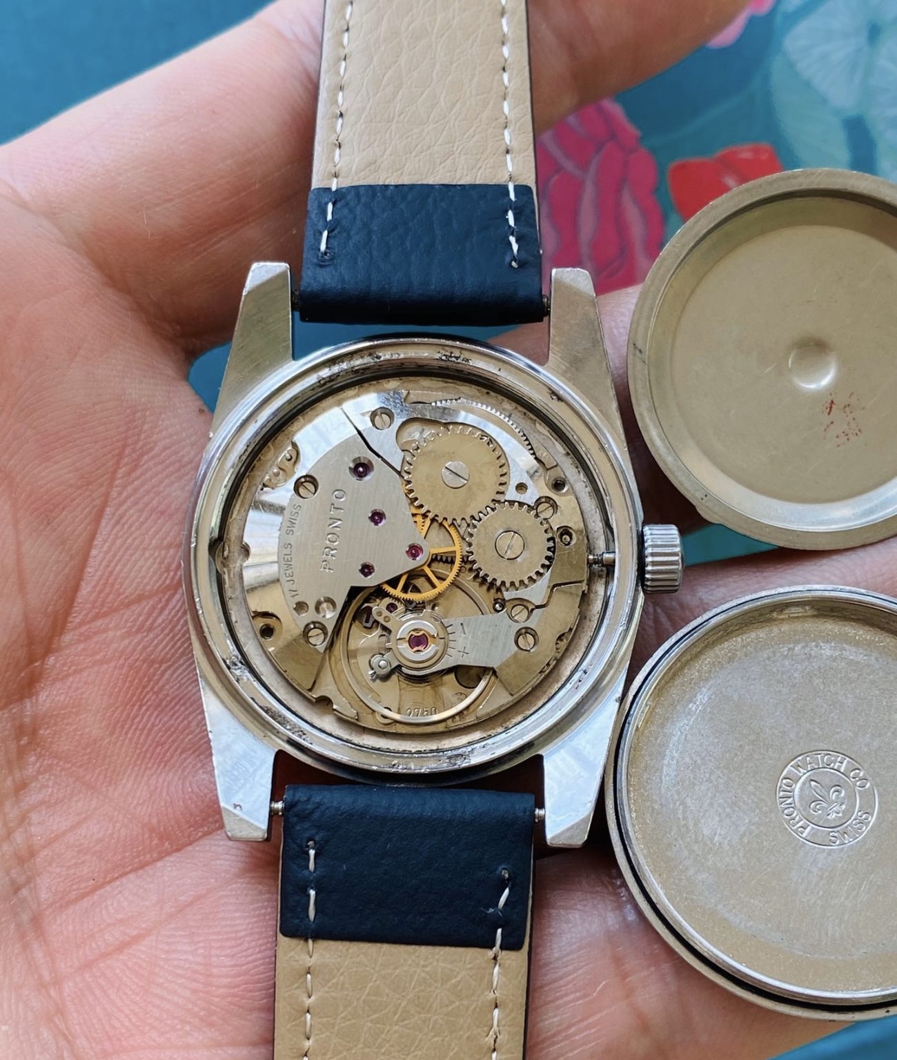 PRONTO Vintage Manual-Winding Watch ETA2750 35mm 17 Jewels 106-0110