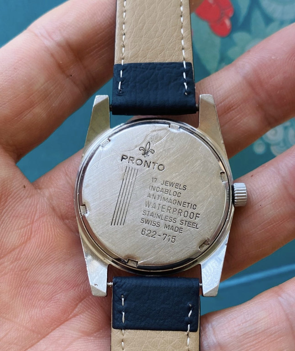 PRONTO Vintage Manual-Winding Watch ETA2750 35mm 17 Jewels 106-0110