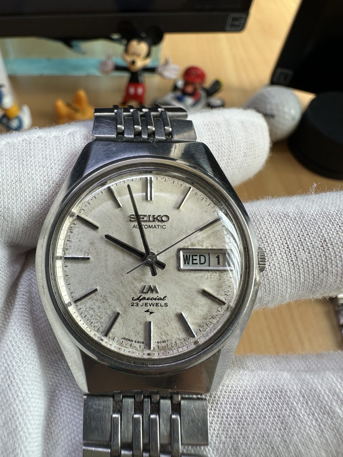 Seiko Lord Matic LM 5206-6030T Automatic Watch 23 Jewels 35mm 190-450