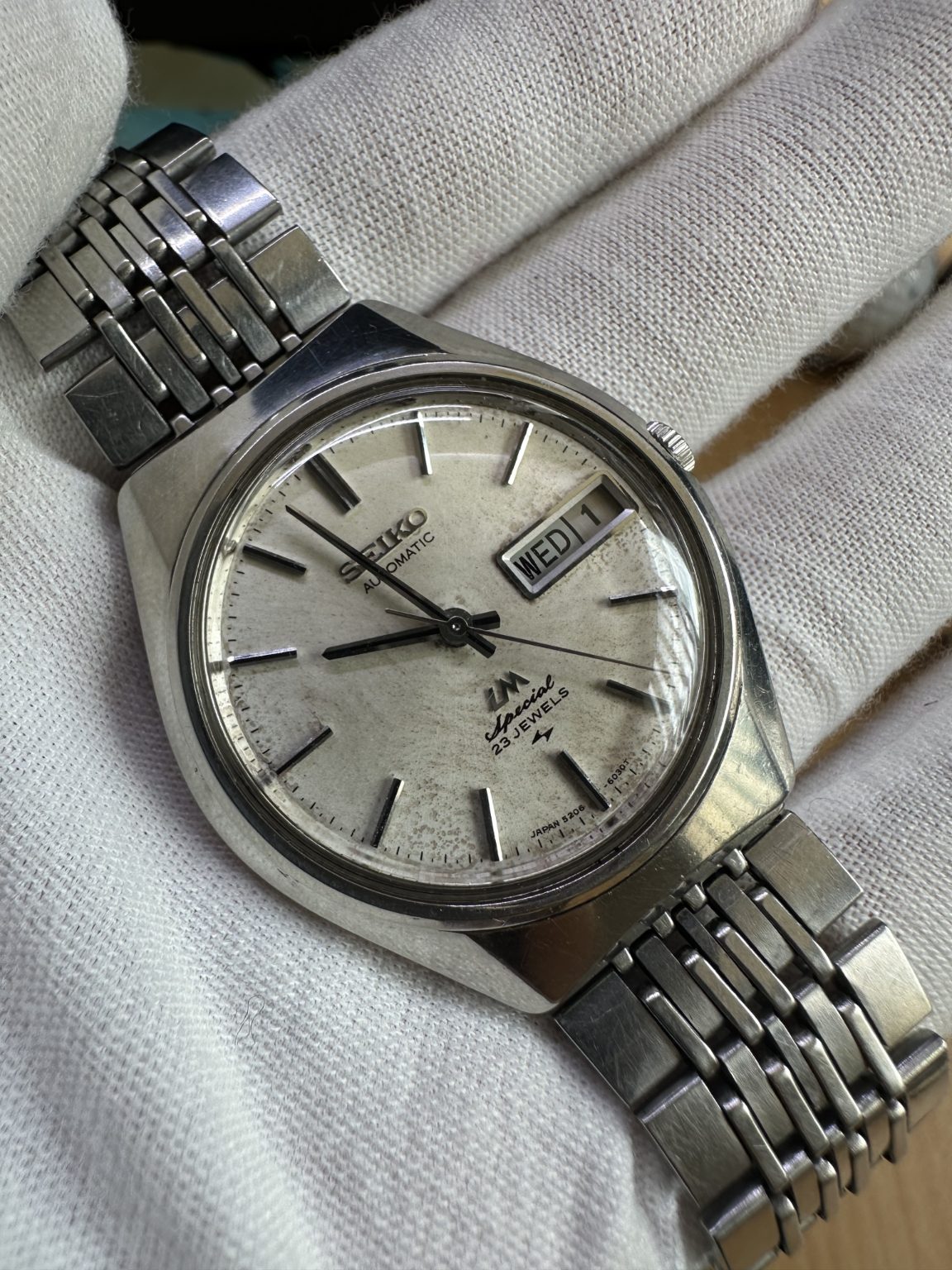 Seiko Lord Matic LM 5206-6030T Automatic Watch 23 Jewels 35mm 190-450