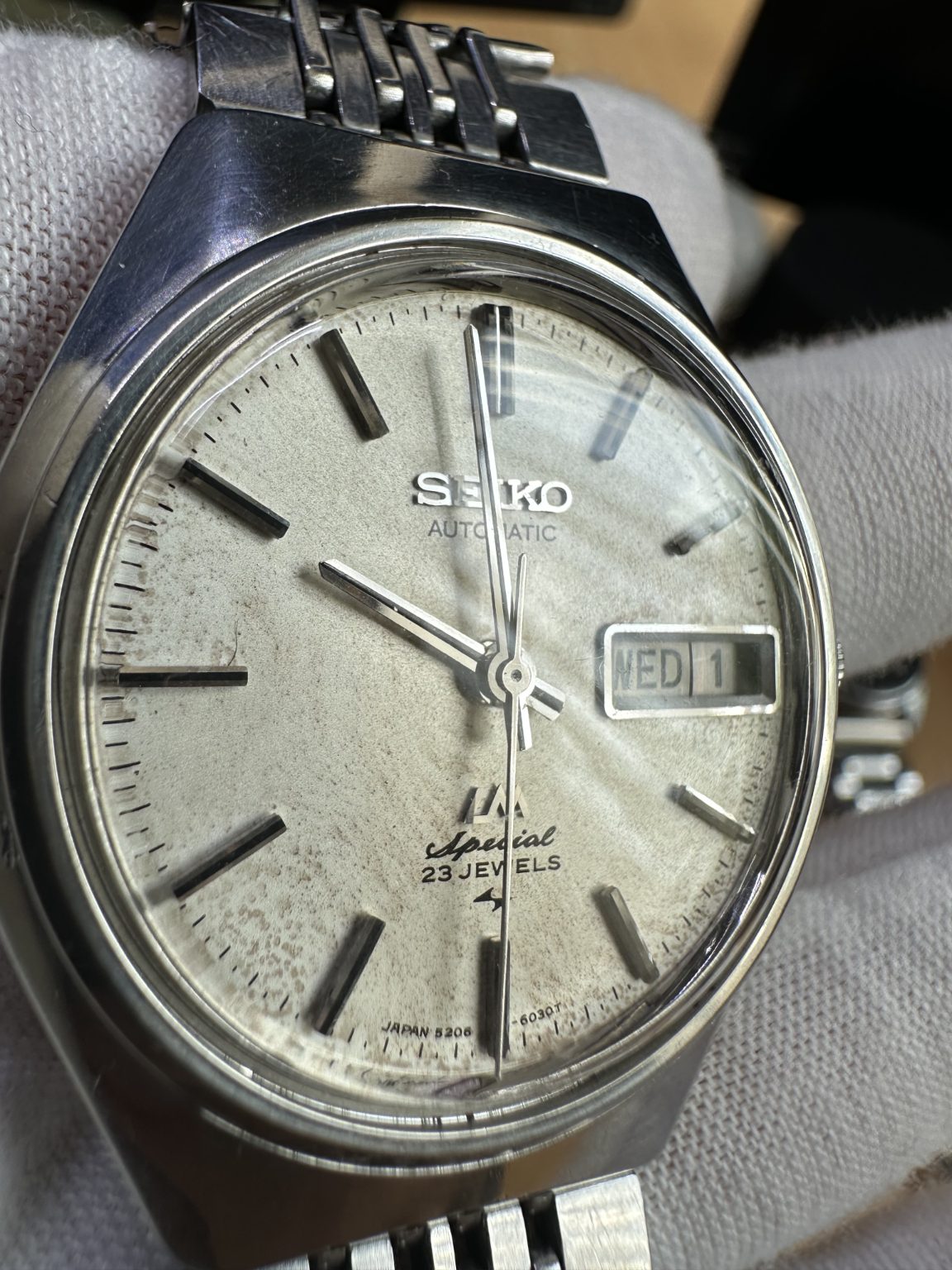 Seiko Lord Matic LM 5206-6030T Automatic Watch 23 Jewels 35mm 190-450