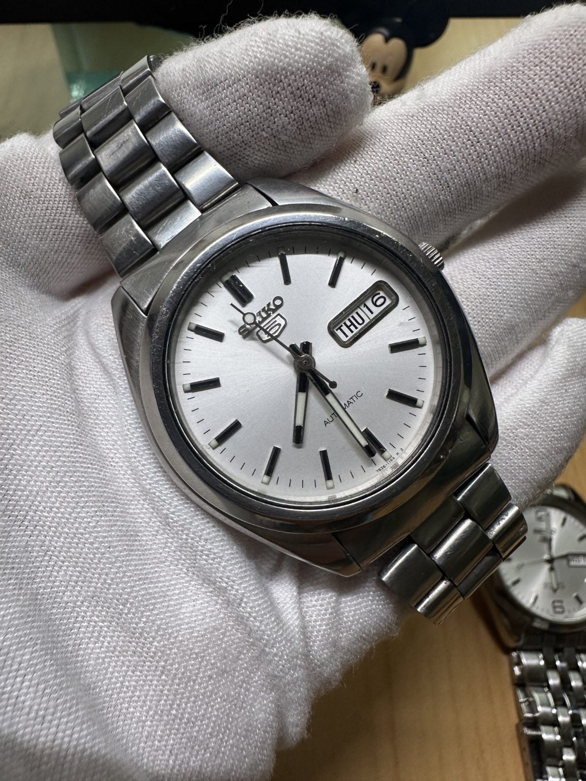 Seiko Men's Number 5 Automatic Day Date Watch Cal.7S26 36mm 21Jewels 206-0200