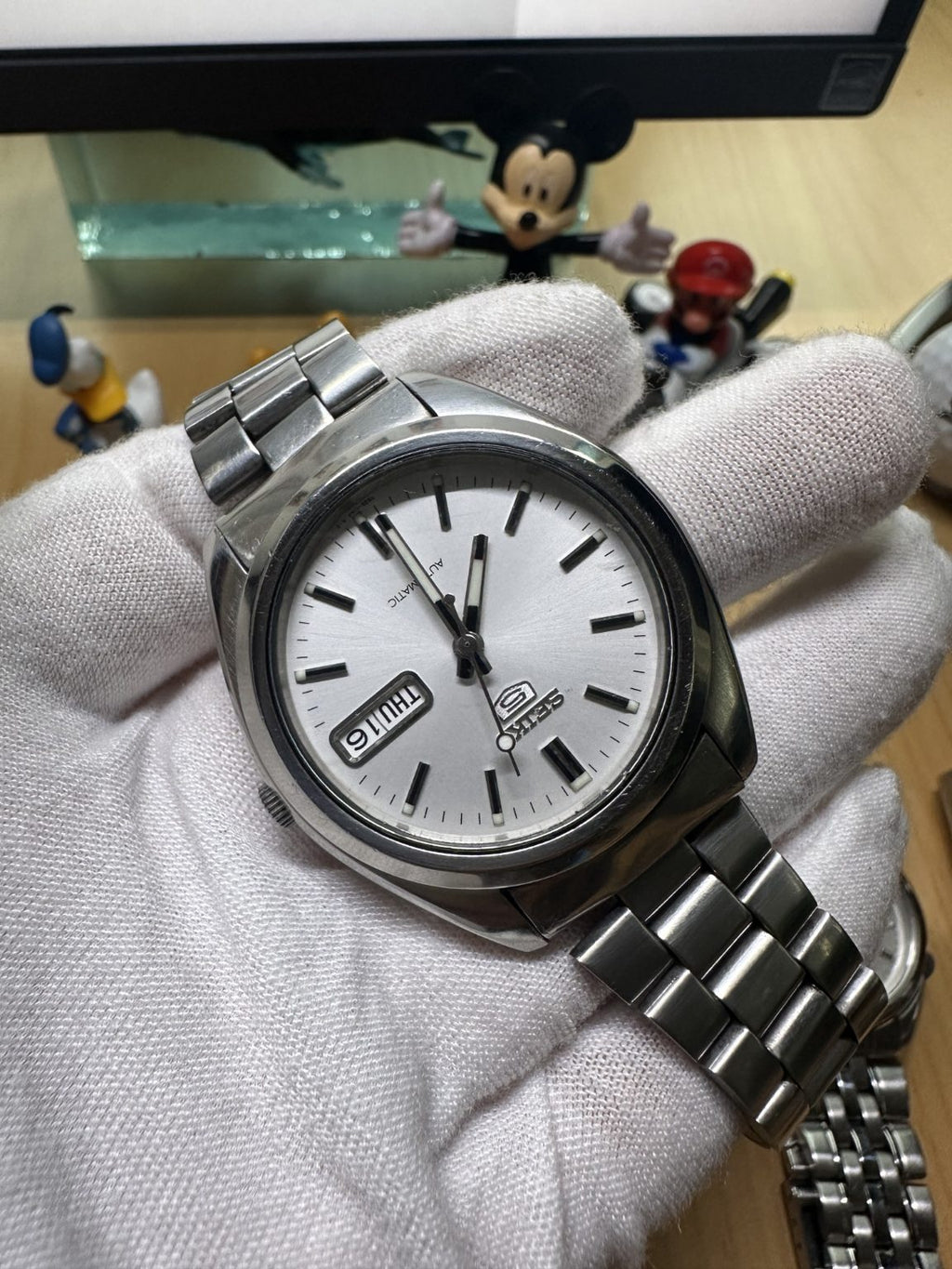 Seiko Men's Number 5 Automatic Day Date Watch Cal.7S26 36mm 21Jewels 206-0200