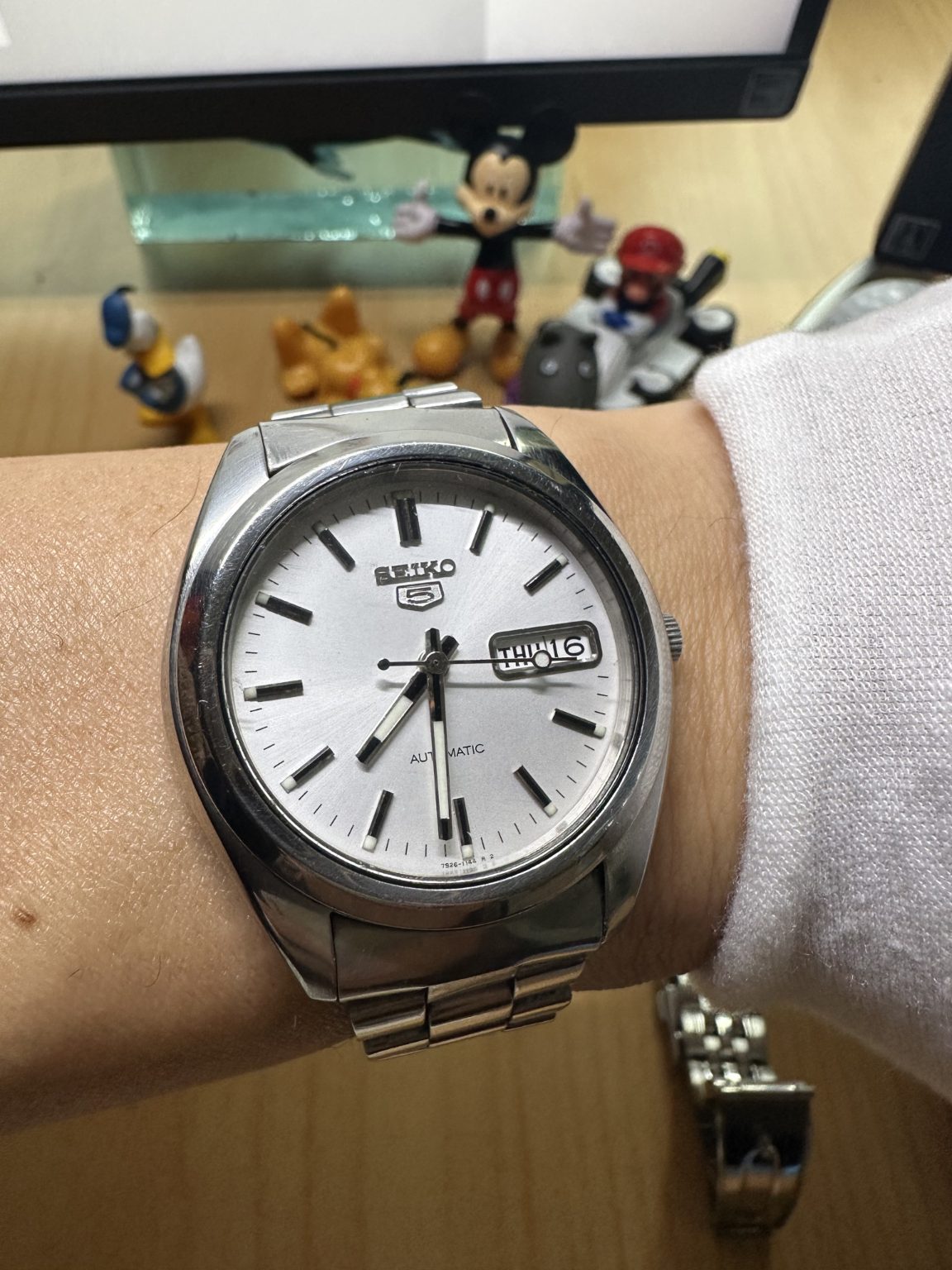 Seiko Men's Number 5 Automatic Day Date Watch Cal.7S26 36mm 21Jewels 206-0200