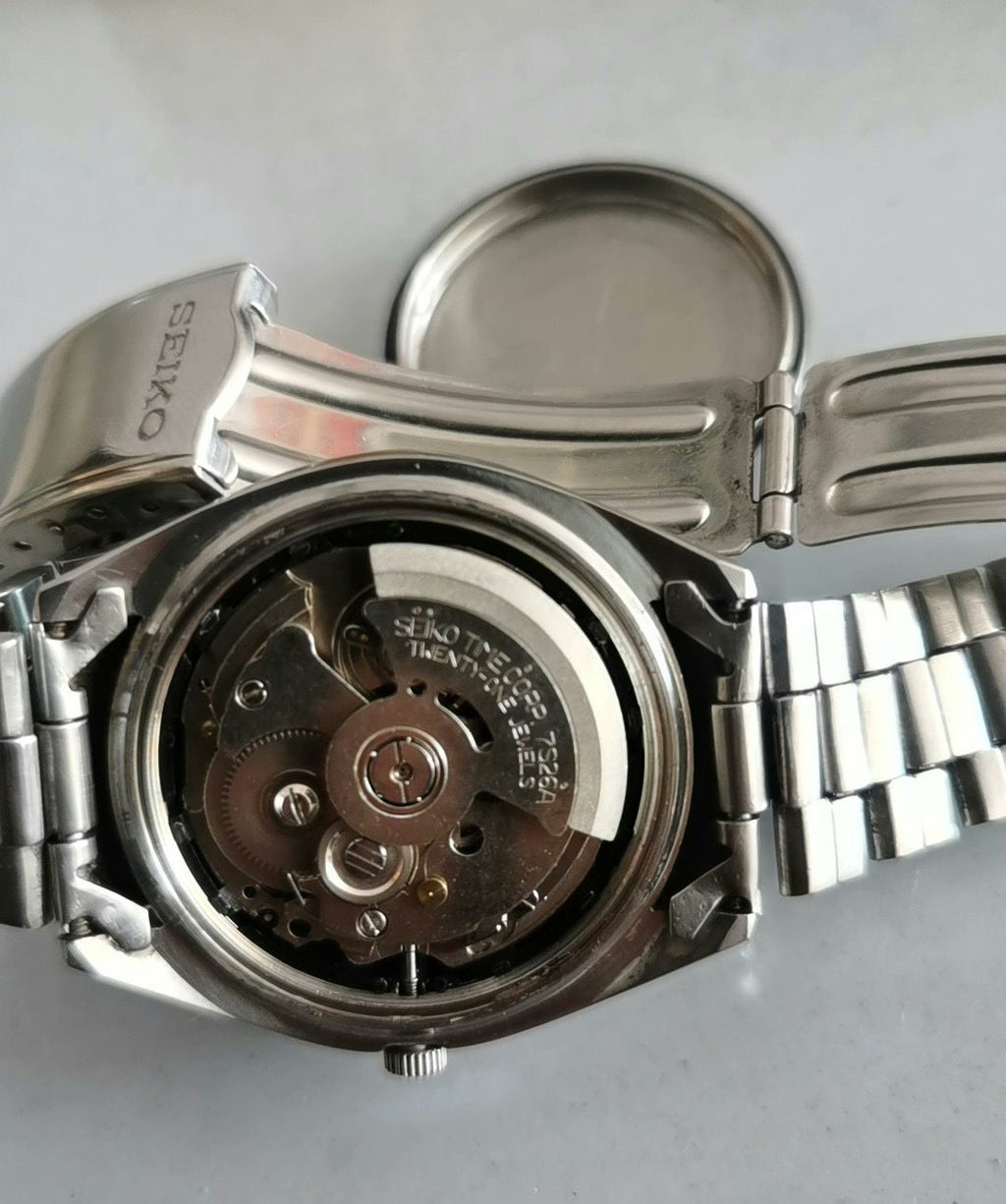 Seiko Men's Number 5 Automatic Day Date Watch Cal.7S26 36mm 21Jewels 206-0200