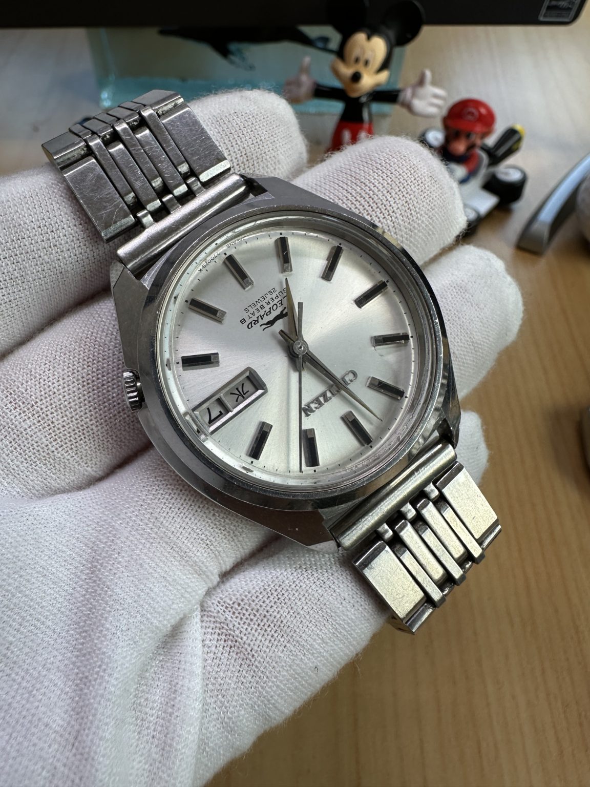 Citizen Leopard Automatic Watch 28,800bph 24 Jewels 770029-K 37mm 205-0450