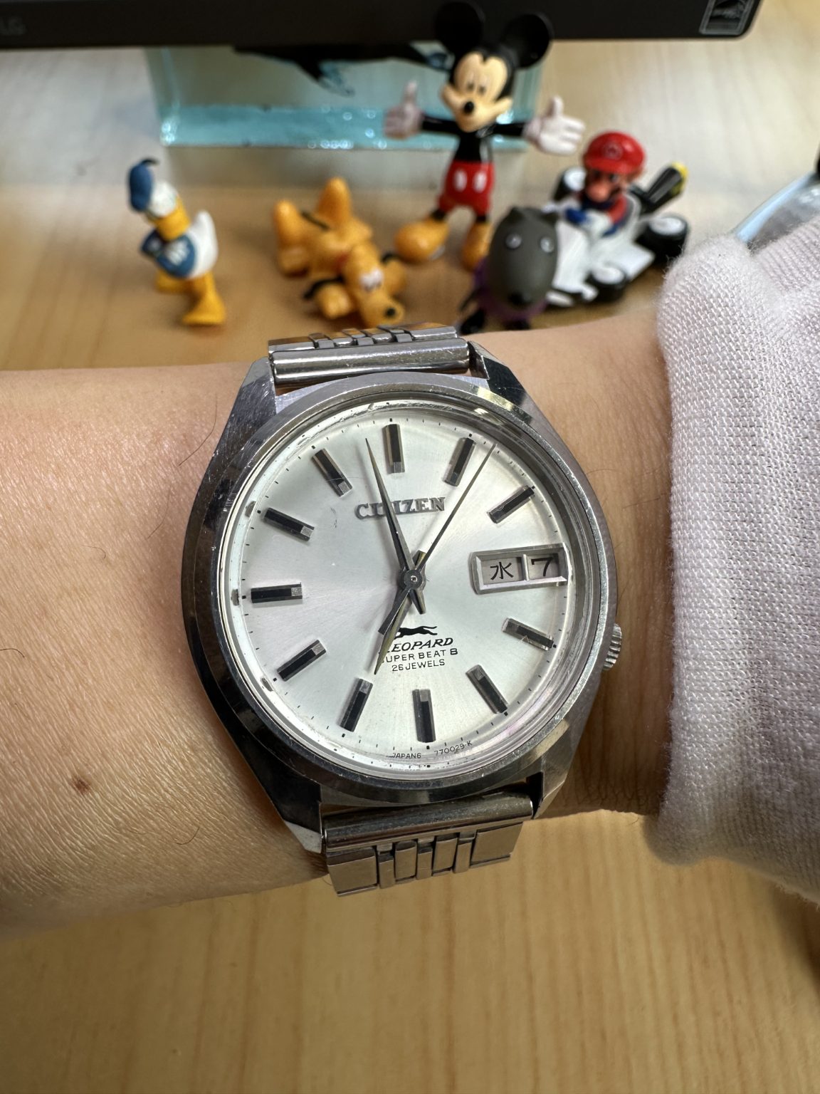 Citizen Leopard Automatic Watch 28,800bph 24 Jewels 770029-K 37mm 205-0450