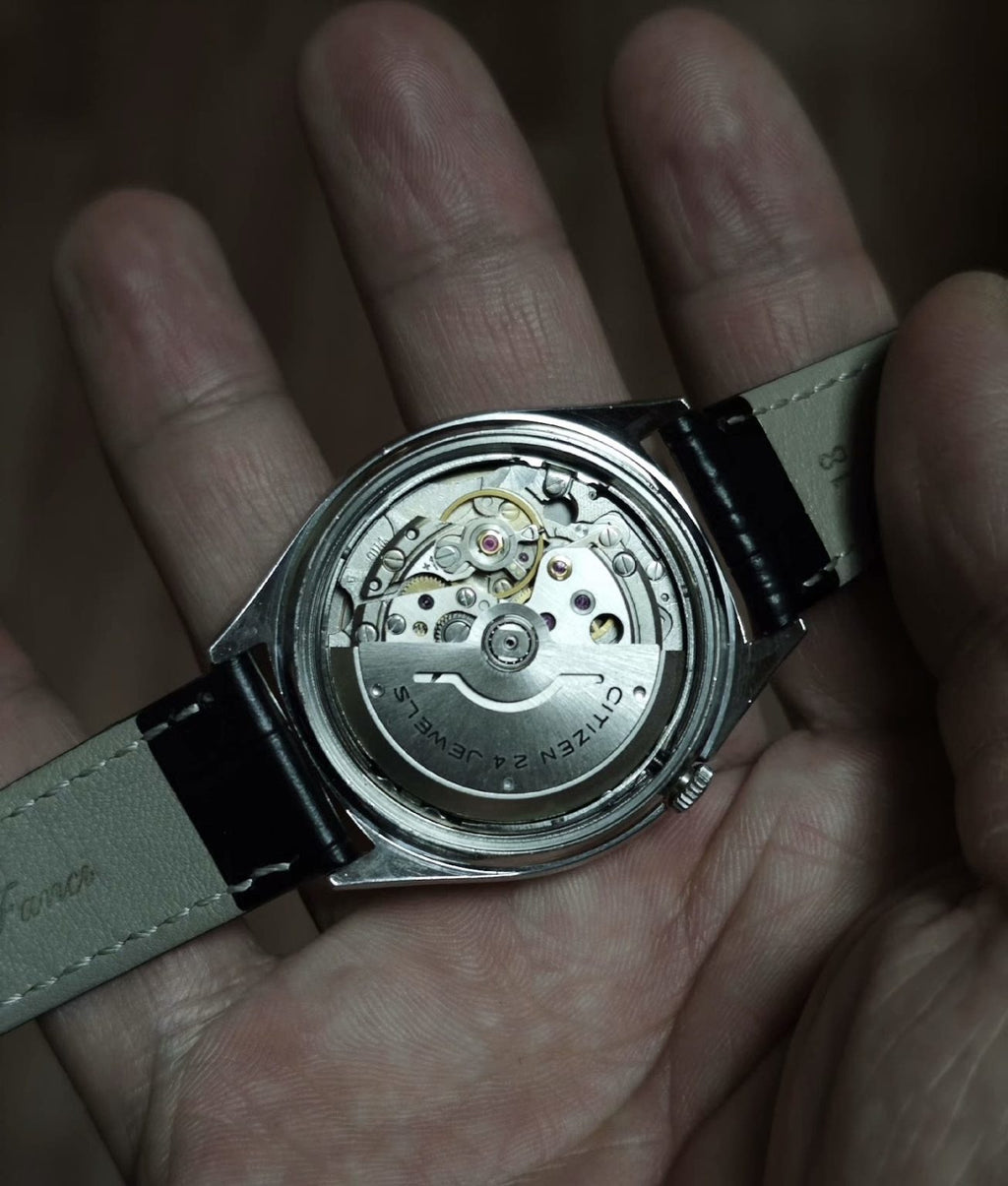 Citizen Leopard Automatic Watch 28,800bph 24 Jewels 770029-K 37mm 205-0450