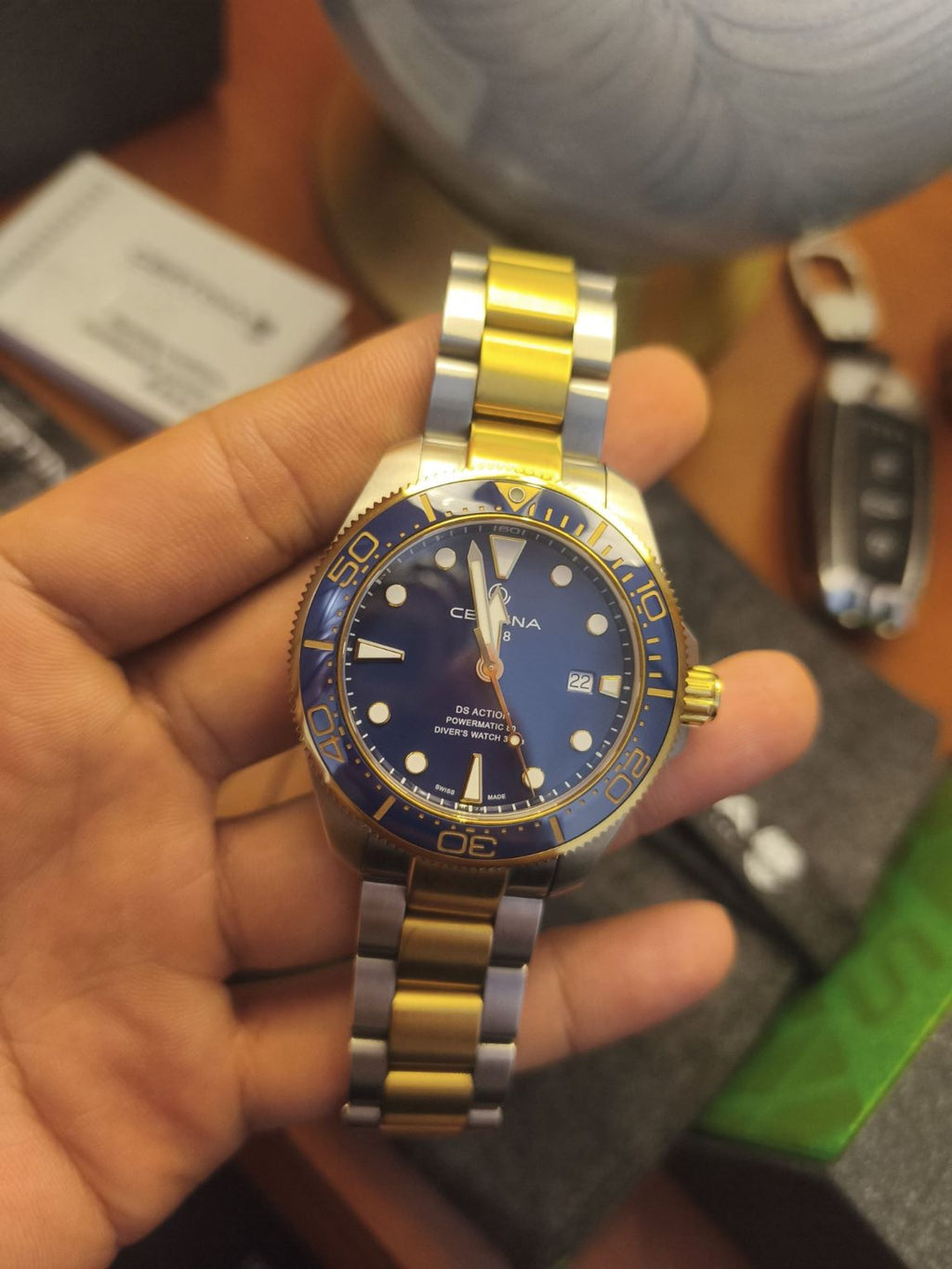 Swiss Made Mens Certina DS Action Automatic Diver Watch 43mm 191-2300 Fullset