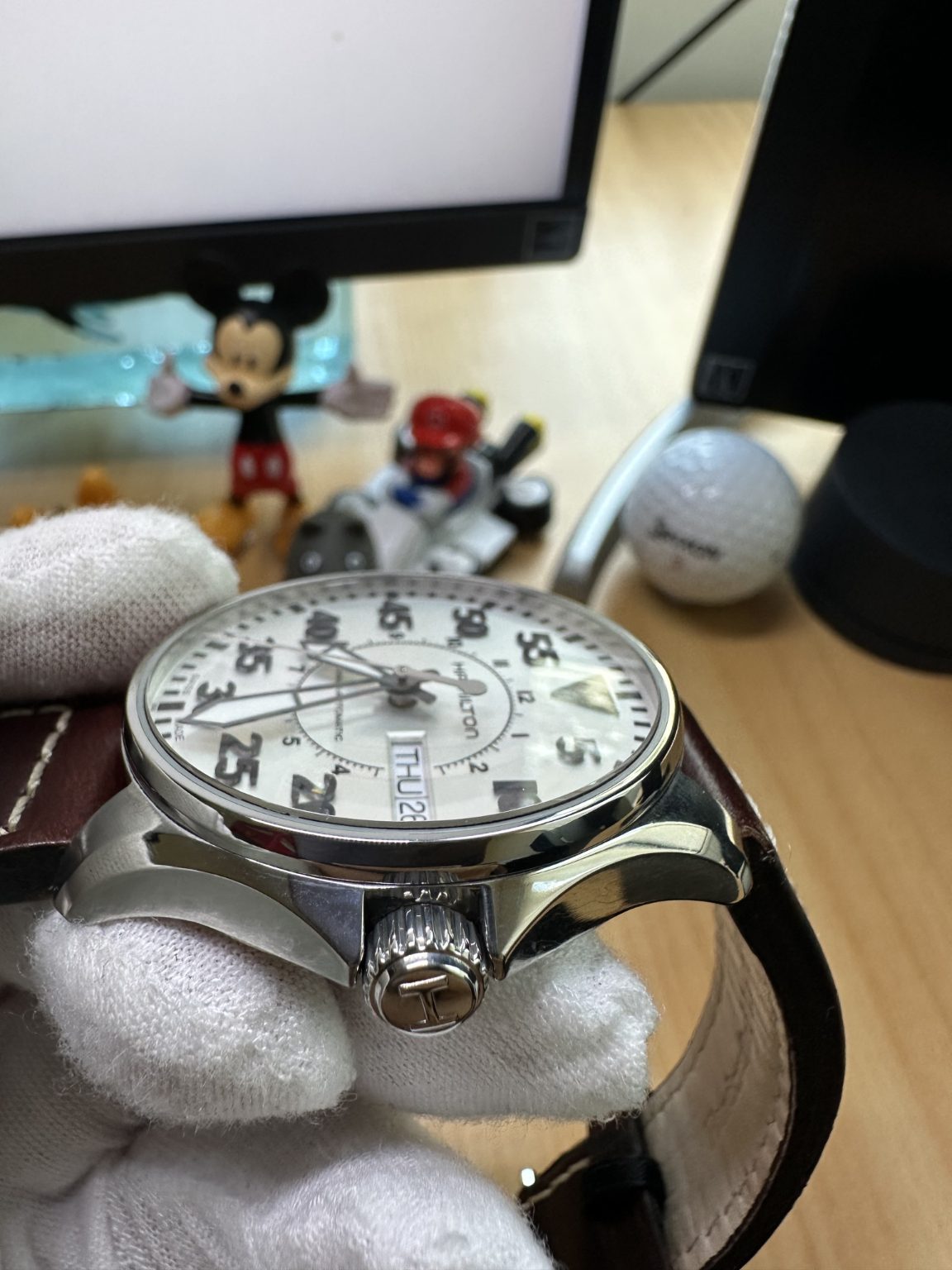 Hamilton Khaki Aviation Pilot Day Date Watch, 38MM, Ref.H644250 193-2100