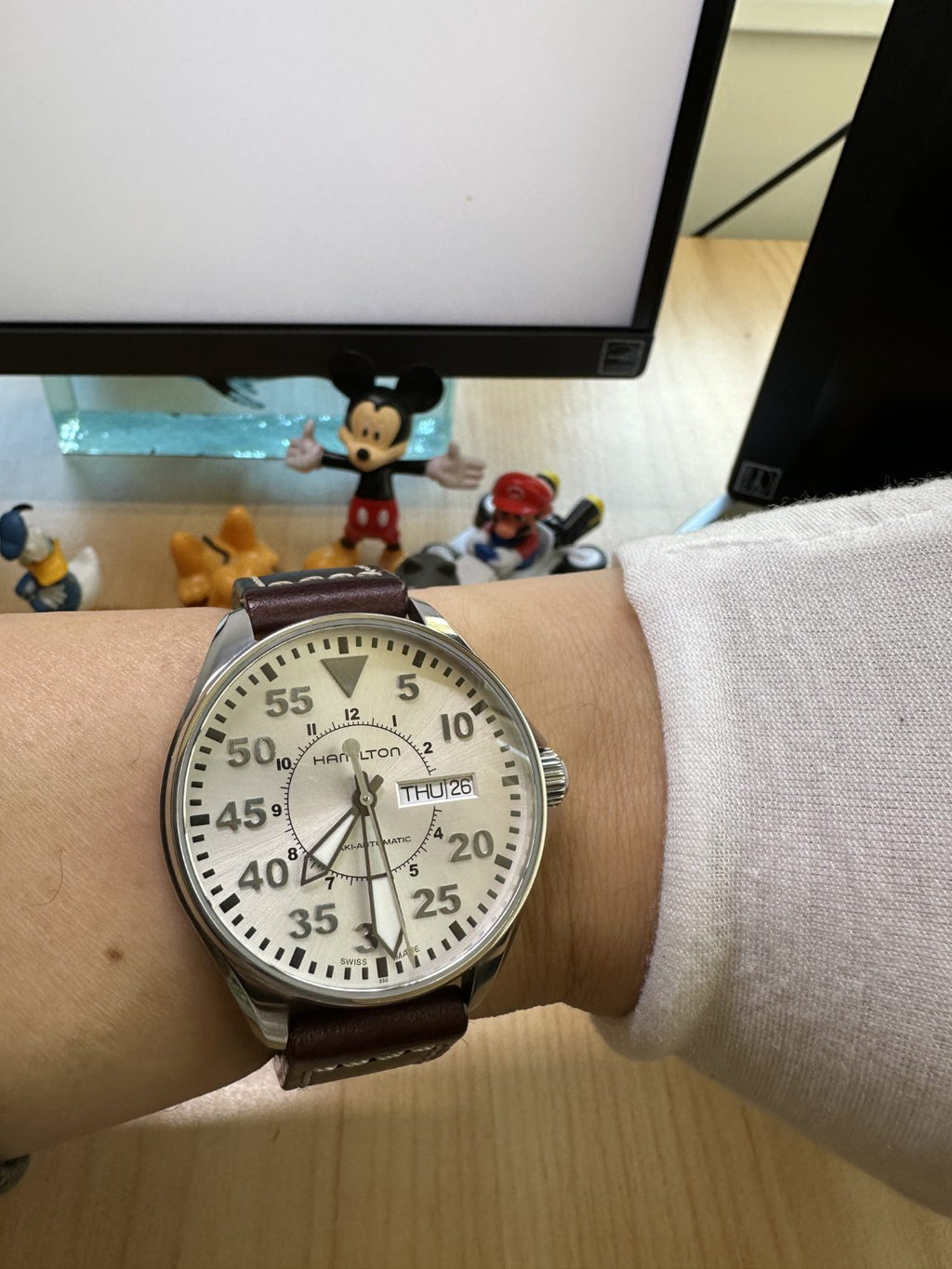 Hamilton Khaki Aviation Pilot Day Date Watch, 38MM, Ref.H644250 193-2100