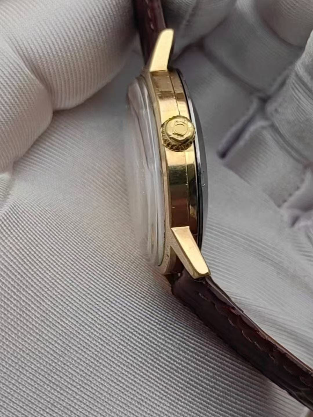 Omega Geneve Gold Plated Automatic Watch 34mm 24Jewels Cal.565 189-4200