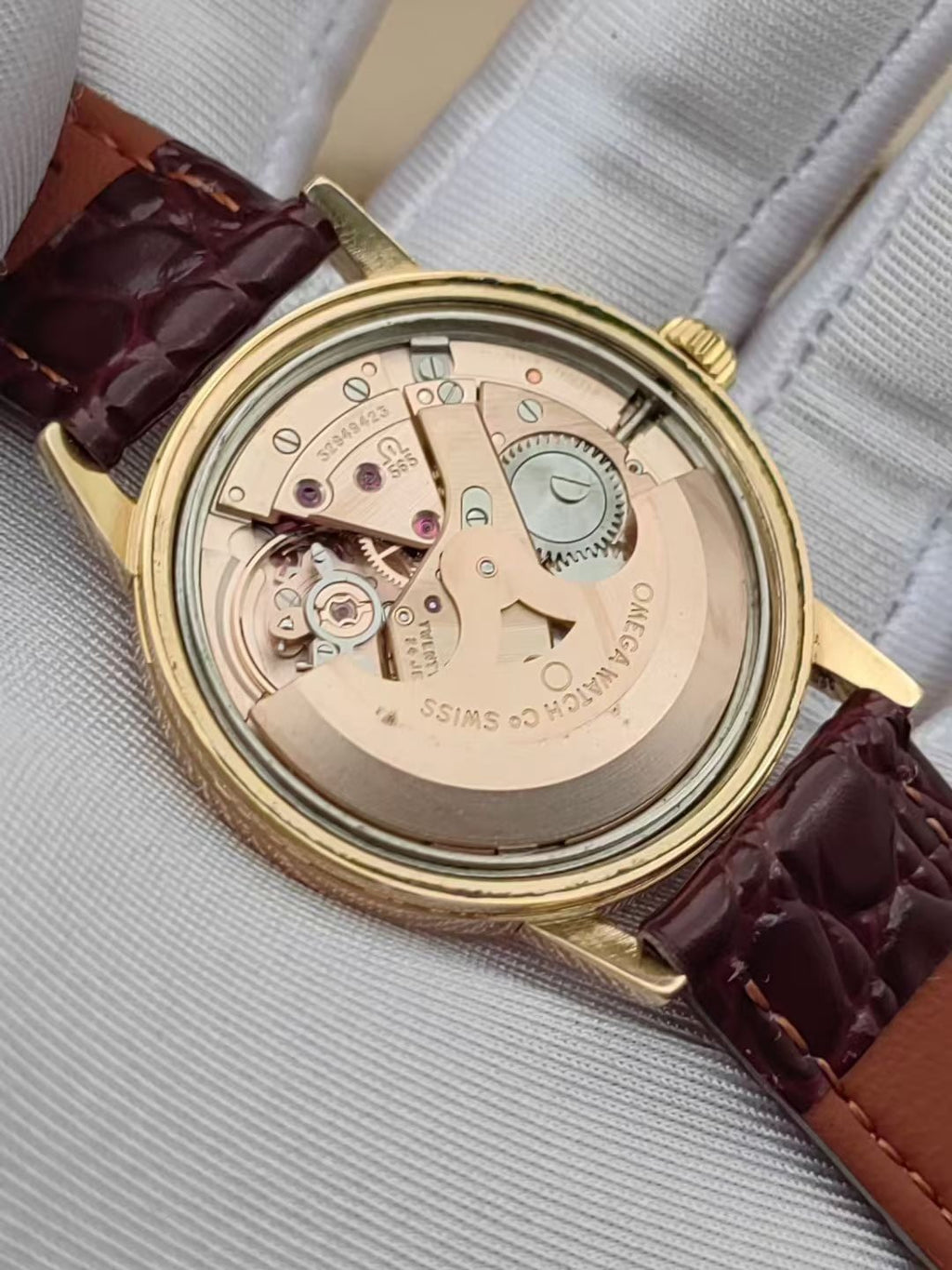 Omega Geneve Gold Plated Automatic Watch 34mm 24Jewels Cal.565 189-4200