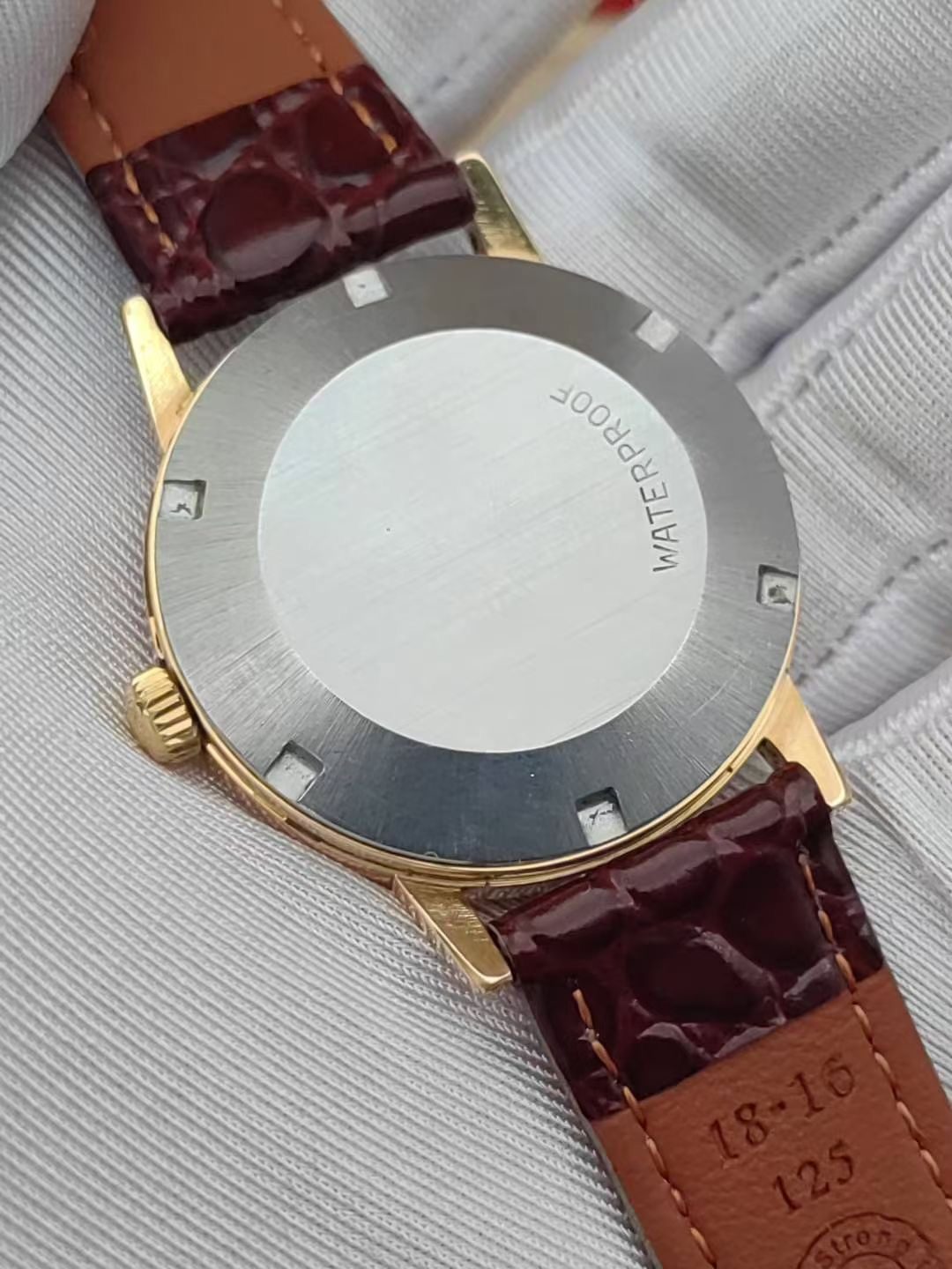 Omega Geneve Gold Plated Automatic Watch 34mm 24Jewels Cal.565 189-4200