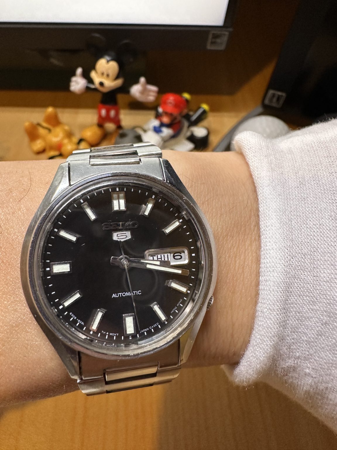 Seiko Men's Number 5 Automatic Day Date Watch 6309 37mm 17Jewels 214-0210