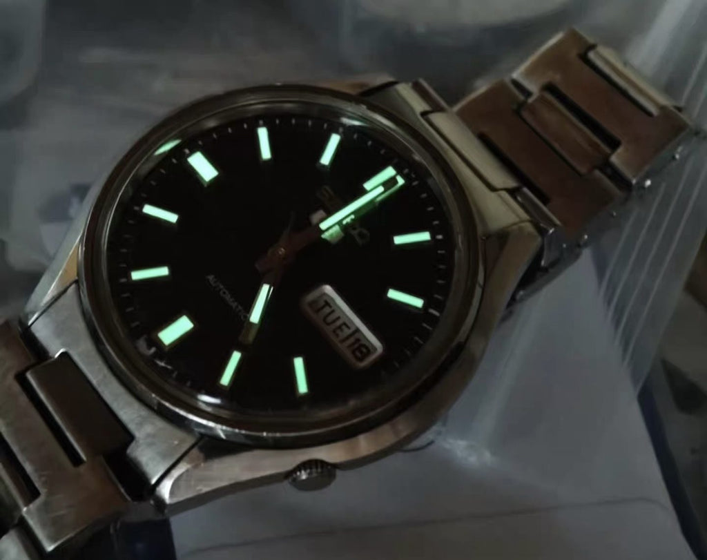 Seiko Men's Number 5 Automatic Day Date Watch 6309 37mm 17Jewels 214-0210