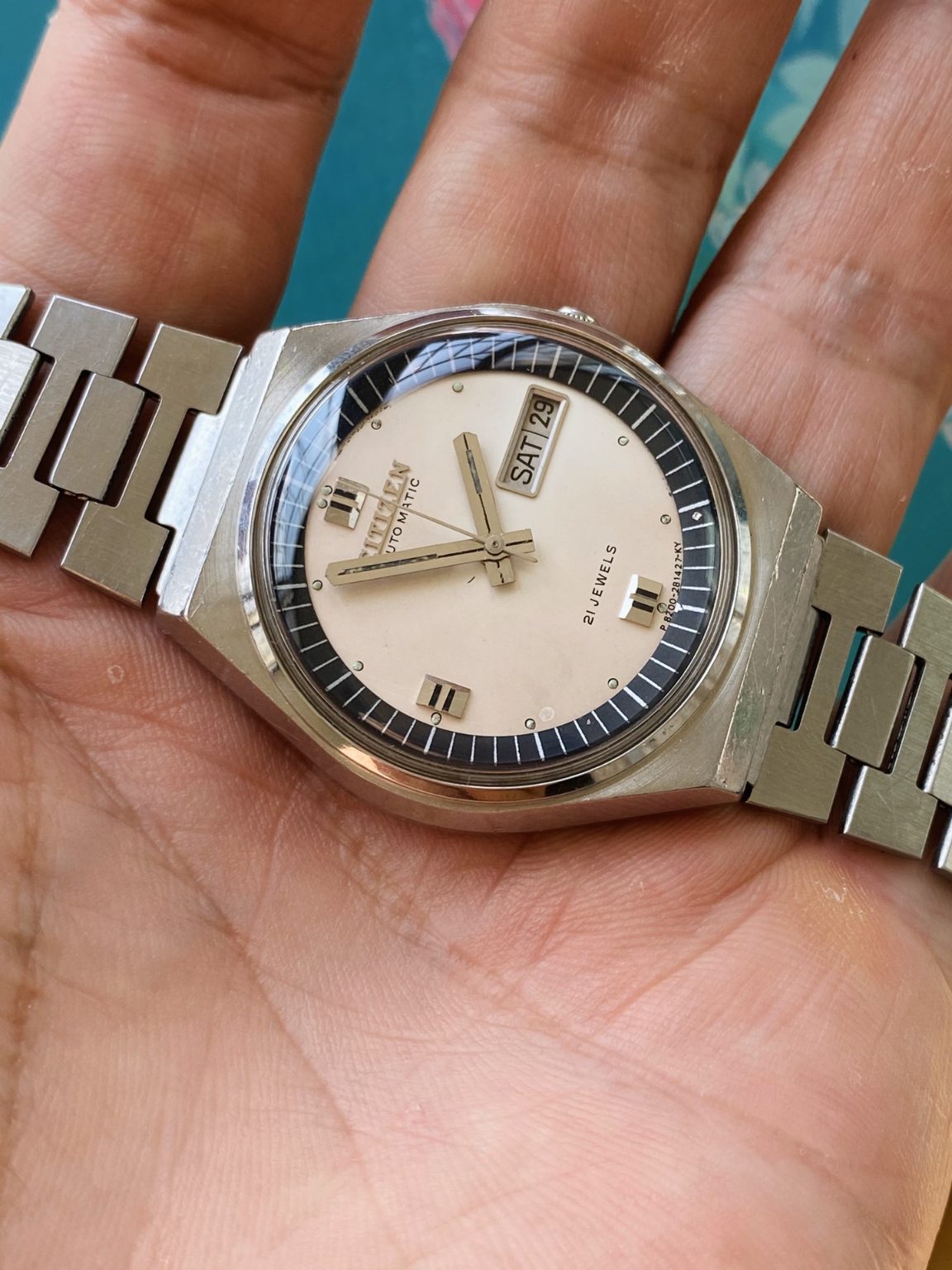 Special Citizen Men’s Day Date Automatic Watch Cal.8200A 21 Jewels 36mm 213-0160