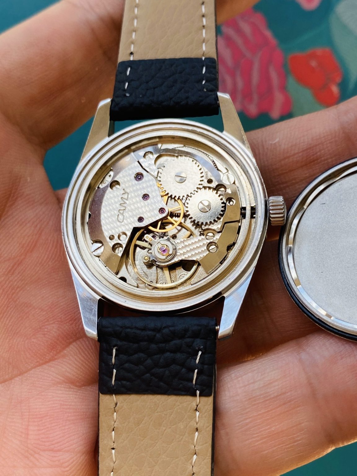 Rare Swiss Made CAMY Vintage Manual Wind Mens' Watch 34mm ETA2750 160-0200