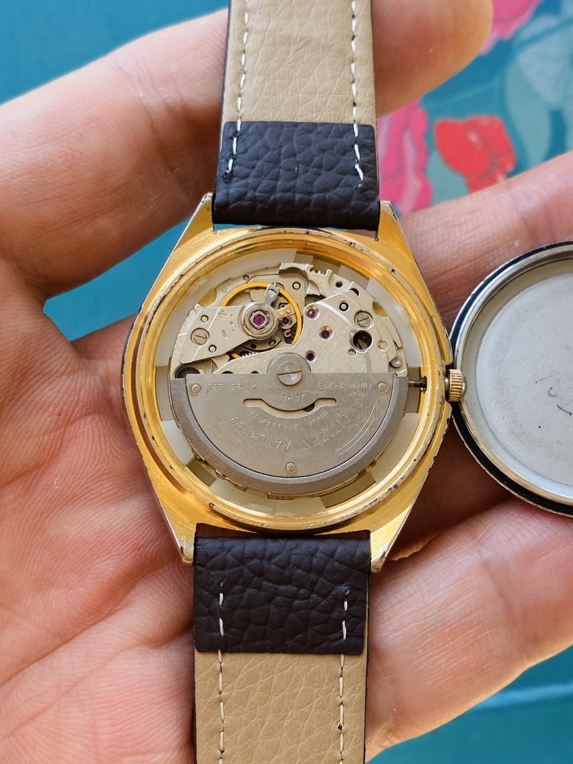 Vintage Citizen Golden Eagle Automatic Watch 8200 21Jewels 36mm 226-0120