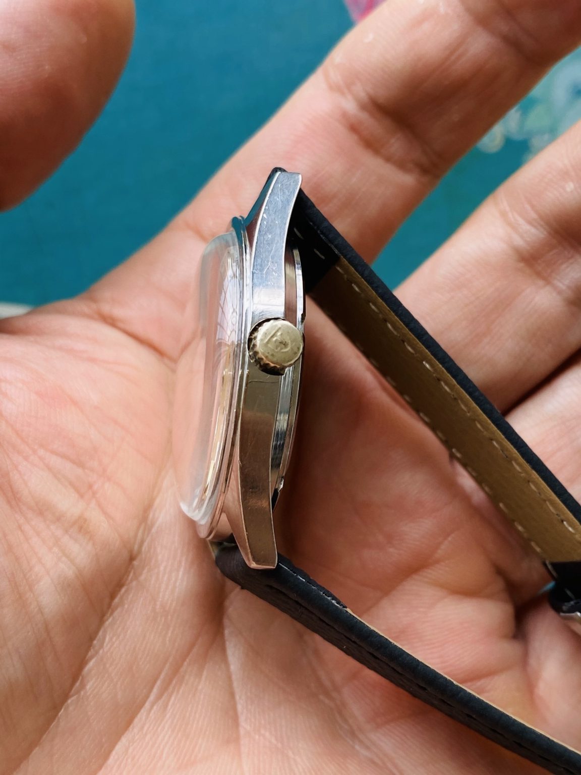 Nivada Compensamatic Vintage Manual Wind Watch ETA2750 36mm 1970s 177-0198