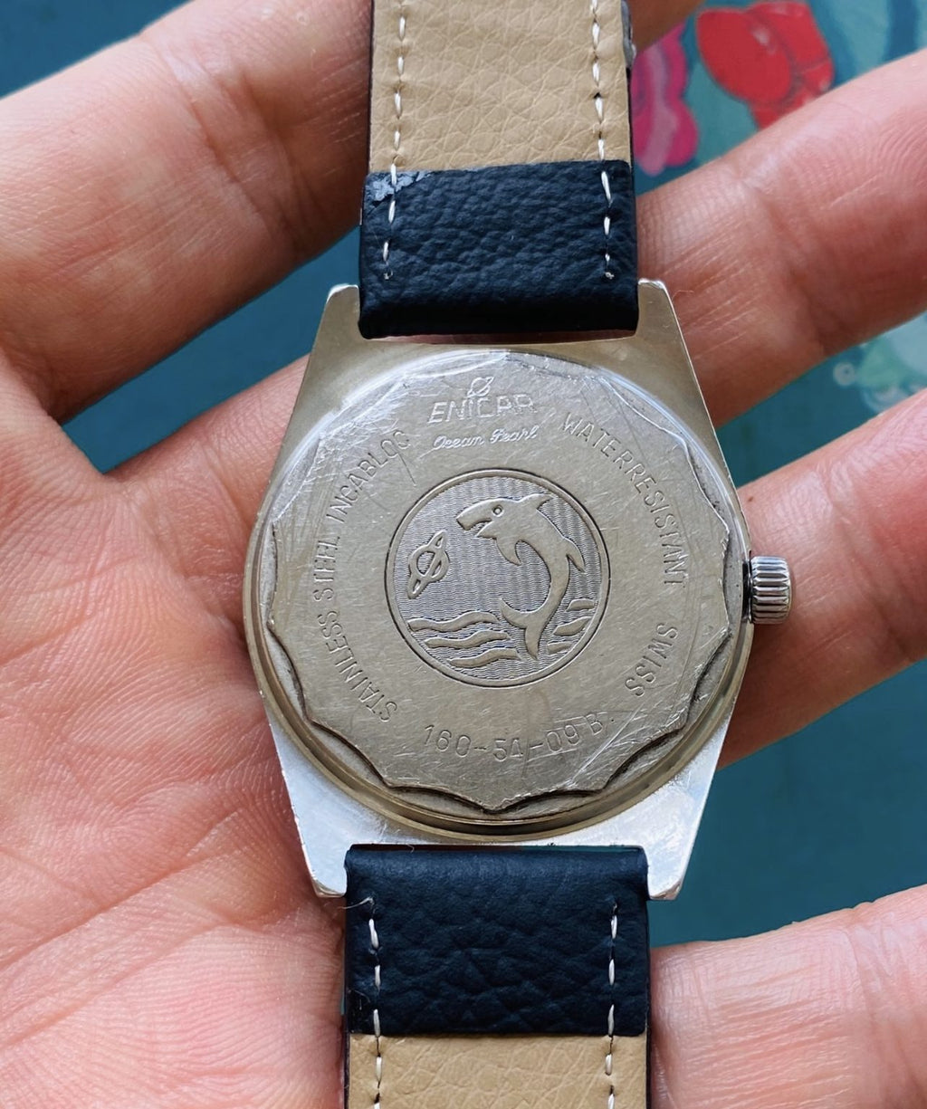 Enicar Vintage Manual-Winding Watch 36.5mm Cal.AR-160 17 Jewels 098-0168