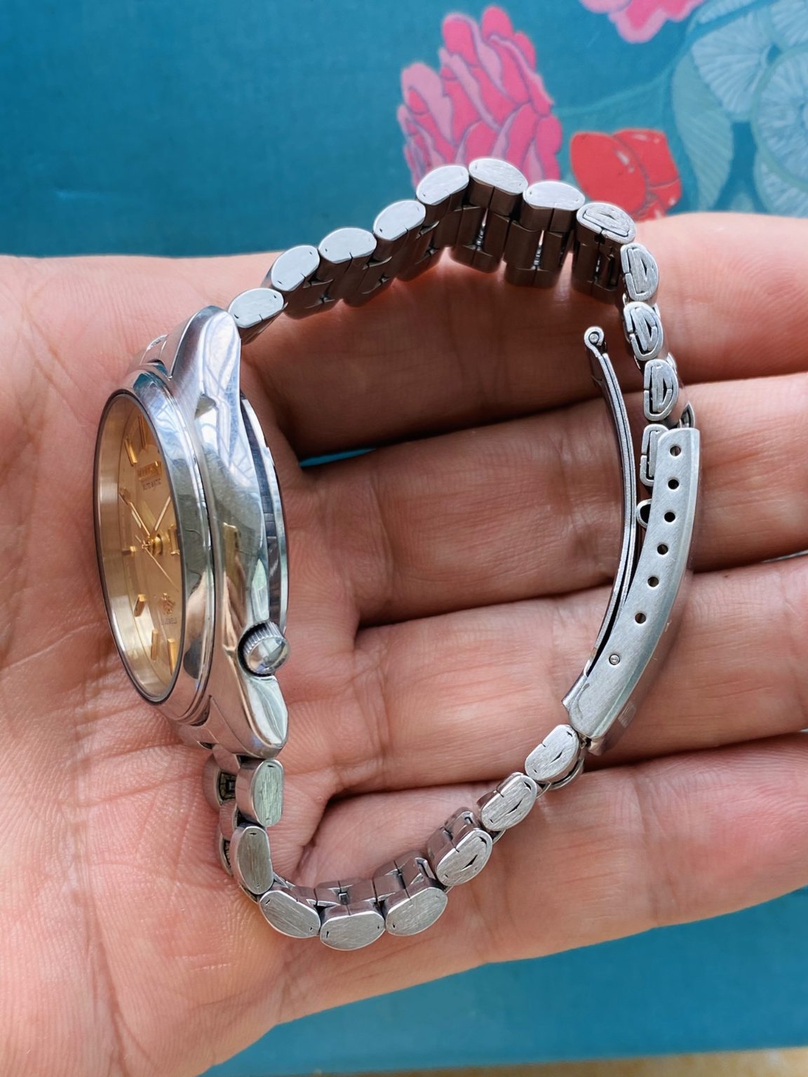 Vintage Citizen Golden Eagle Automatic Watch 8200 21Jewels 36.5mm 182-0198