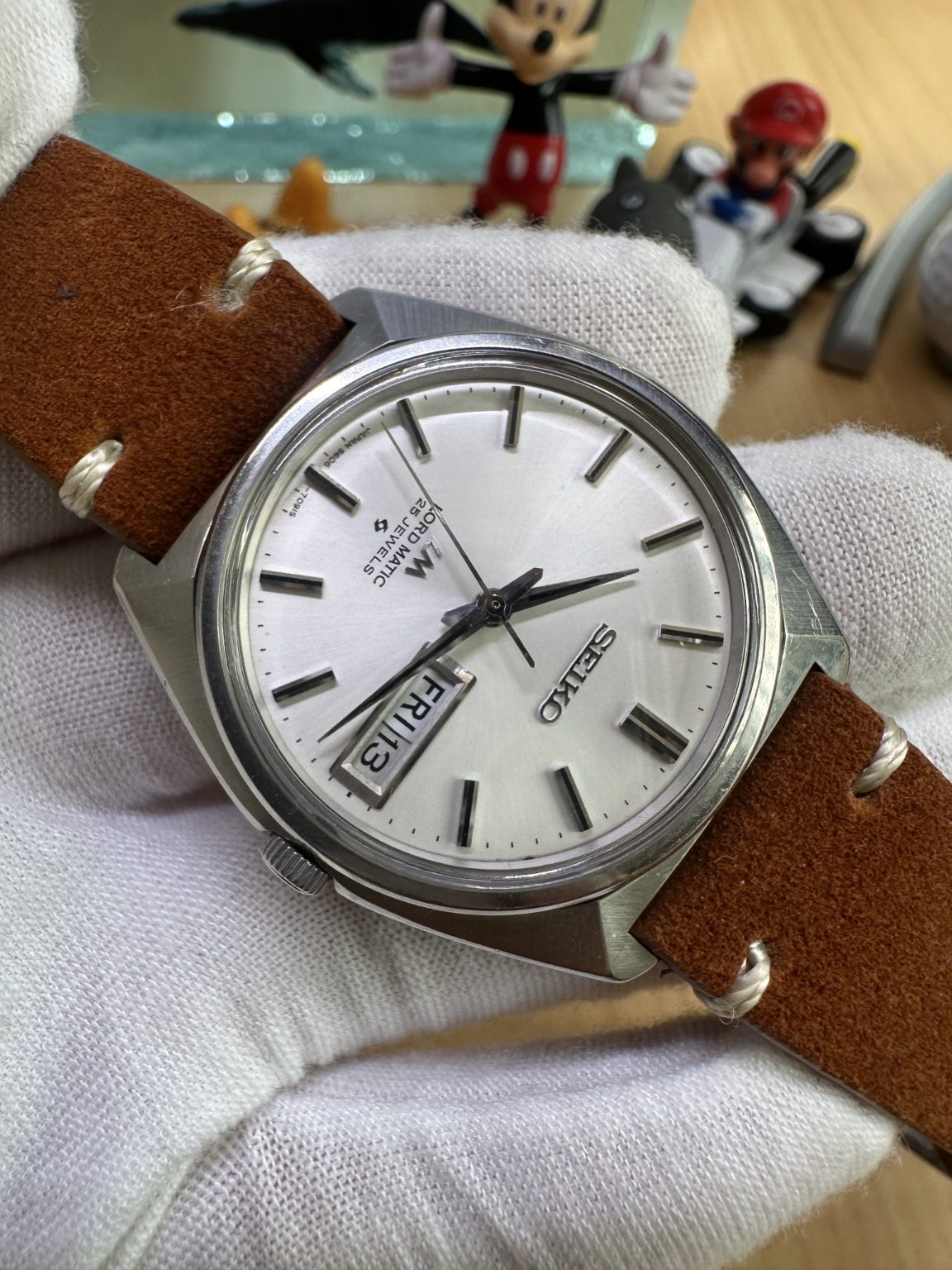 Seiko Lord Matic LM 5606-7091S Day Date Automatic Watch 25 Jewels 131-0480