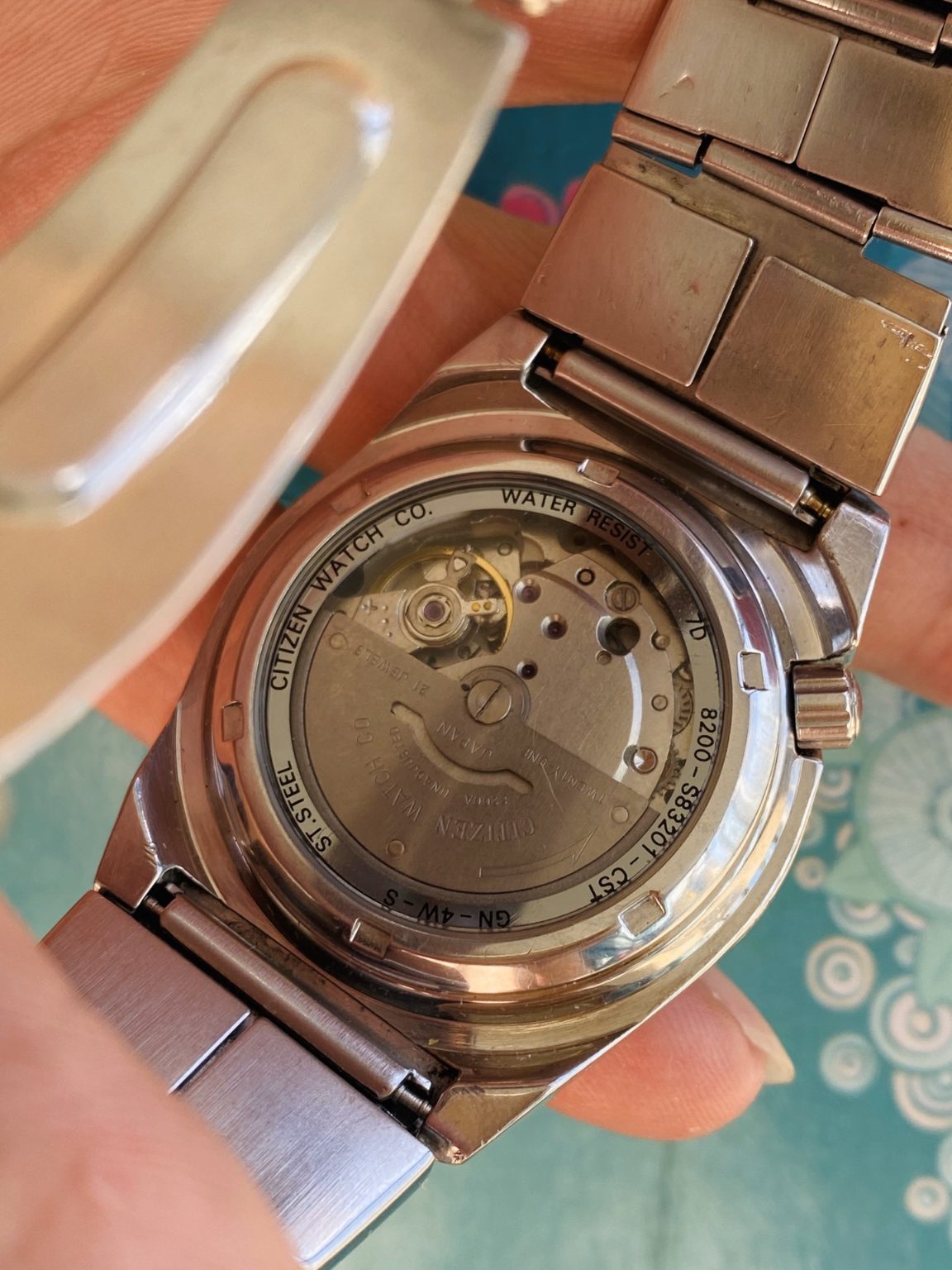 Rare Citizen Men's Automatic Day Date Watch 38mm 8200 21Jewels 229-0178