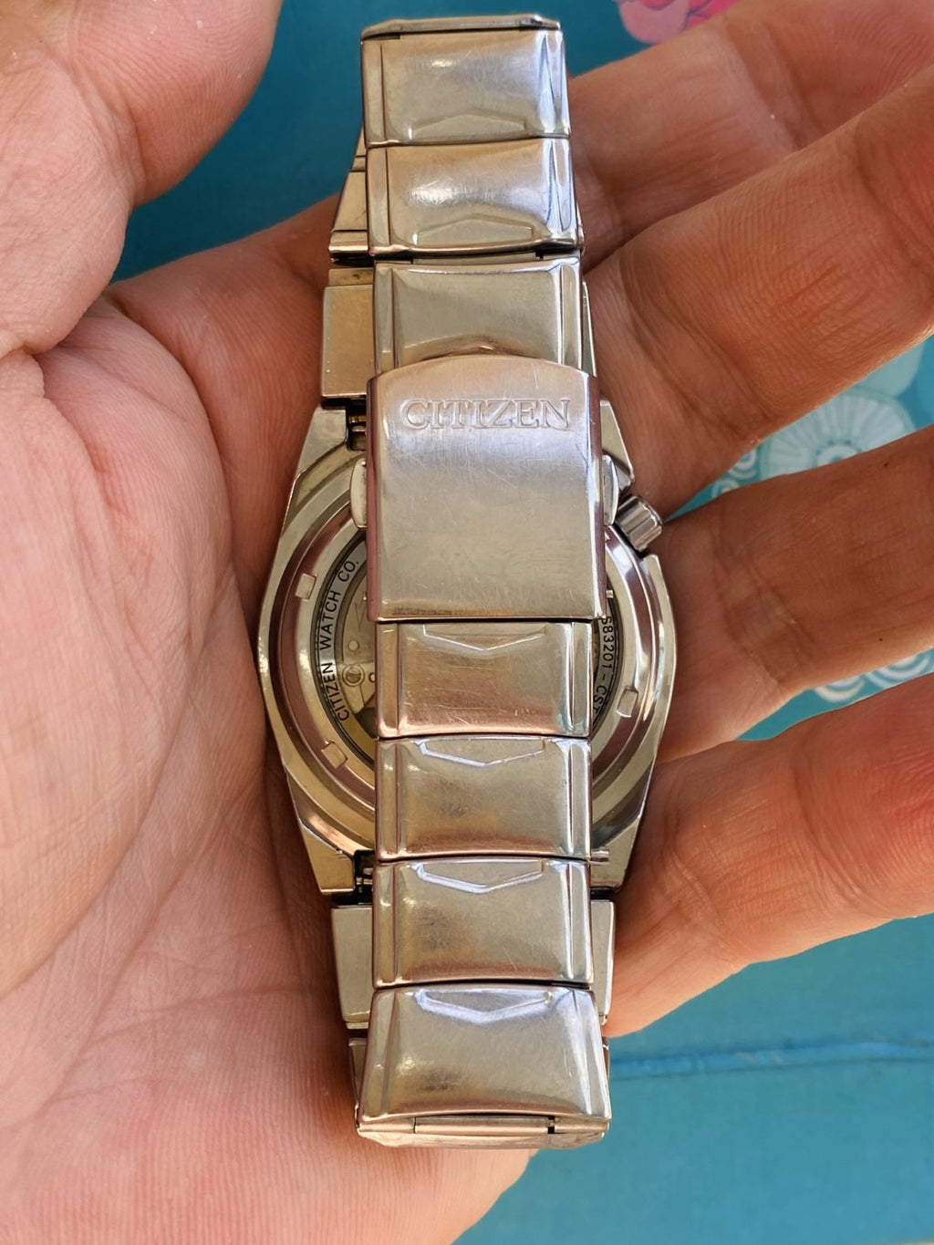 Rare Citizen Men's Automatic Day Date Watch 38mm 8200 21Jewels 229-0178