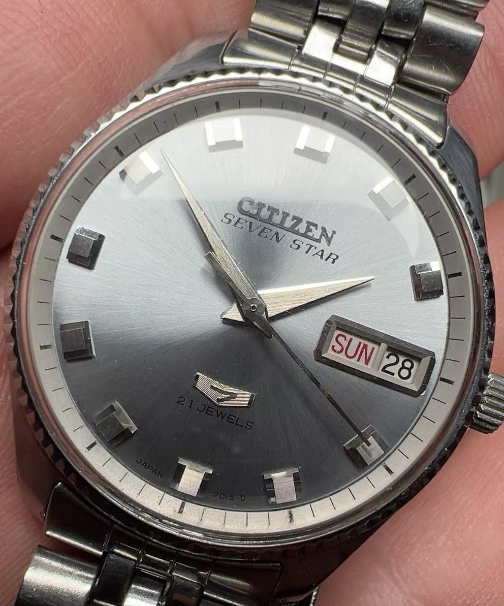 Citizen Men’s Seven Star Automatic Watch 21 Jewels 37mm 211-0520