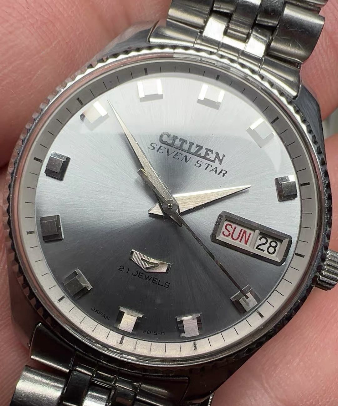 Citizen Men’s Seven Star Automatic Watch 21 Jewels 37mm 211-0520