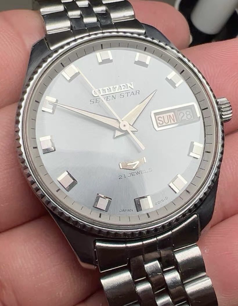 Citizen Men’s Seven Star Automatic Watch 21 Jewels 37mm 211-0520